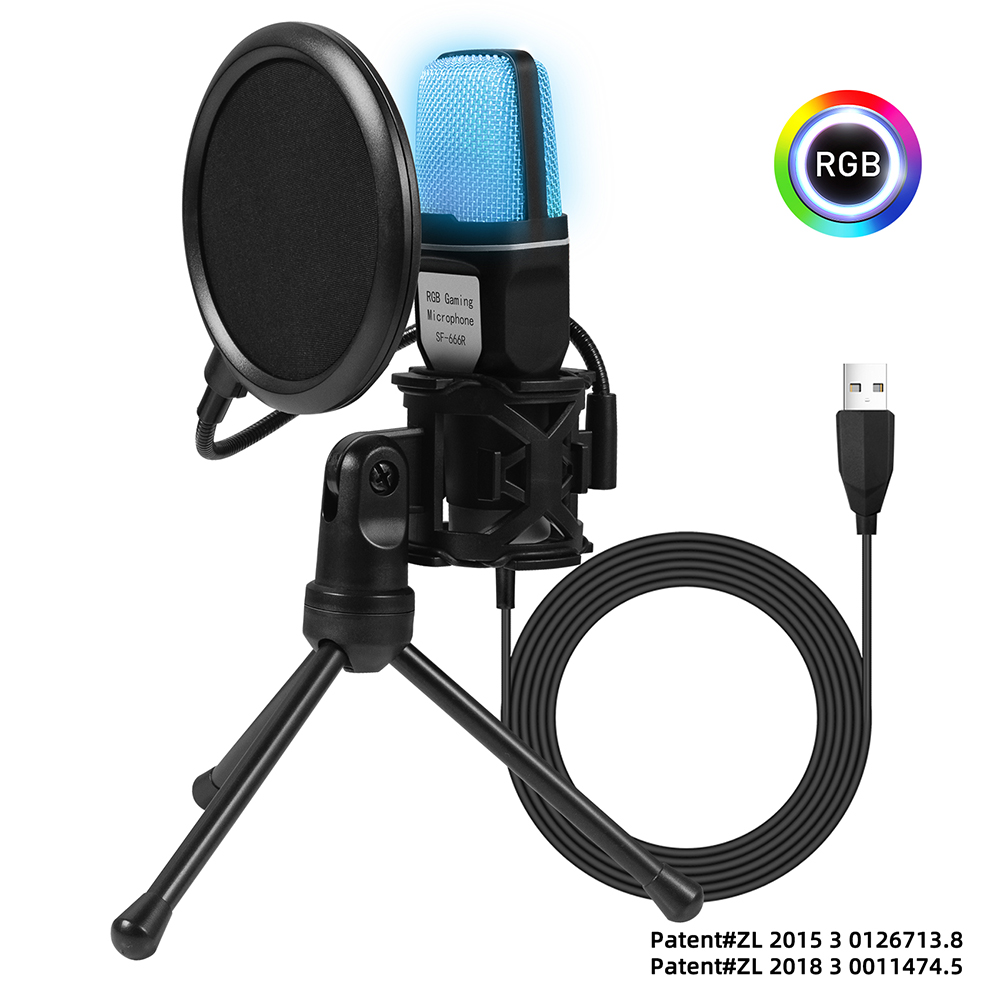 YANMAI RGB High Sensitivity Condenser Microphone