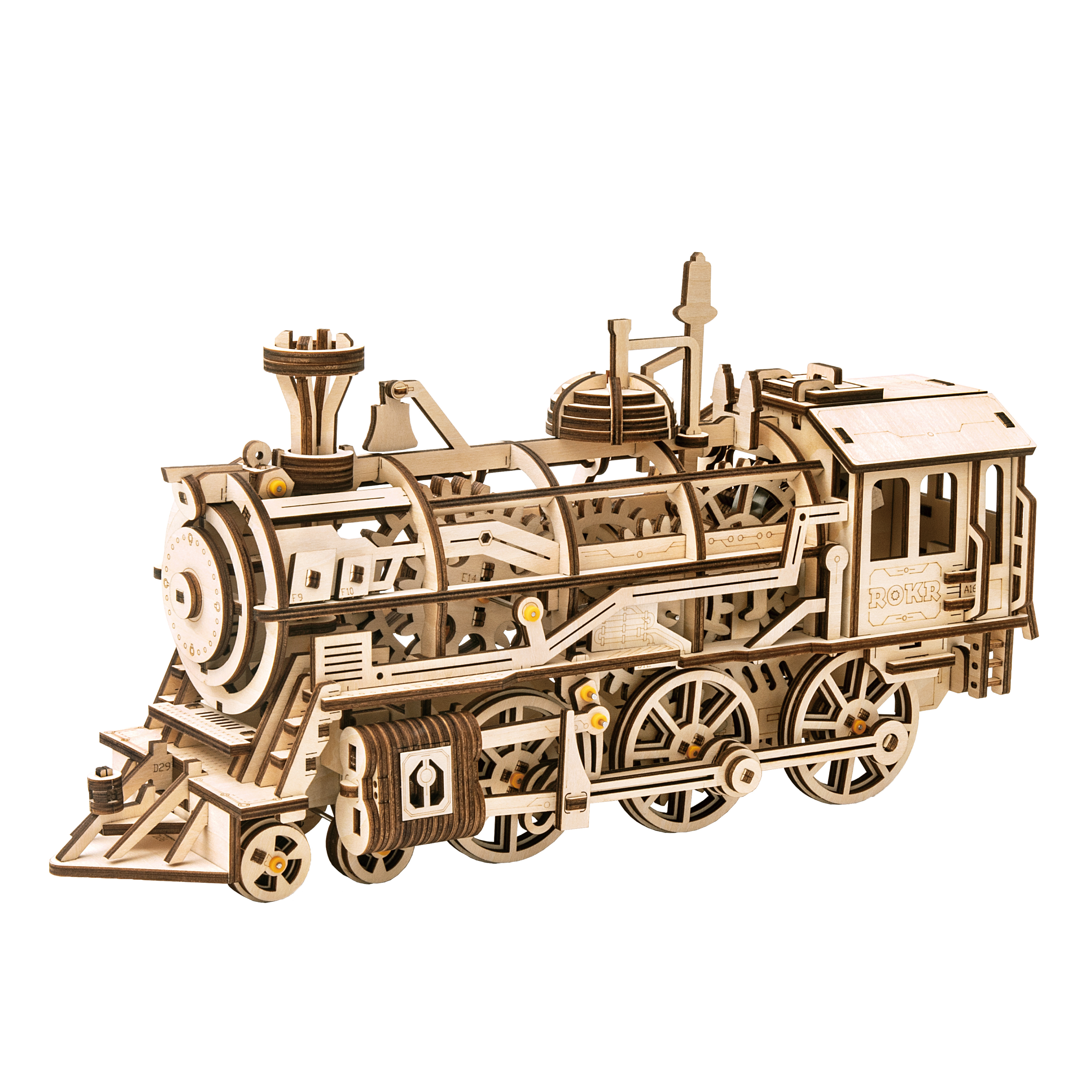 Kit de train de locomotives ROKR (LK701) [350 pièces - Difficulté : ni