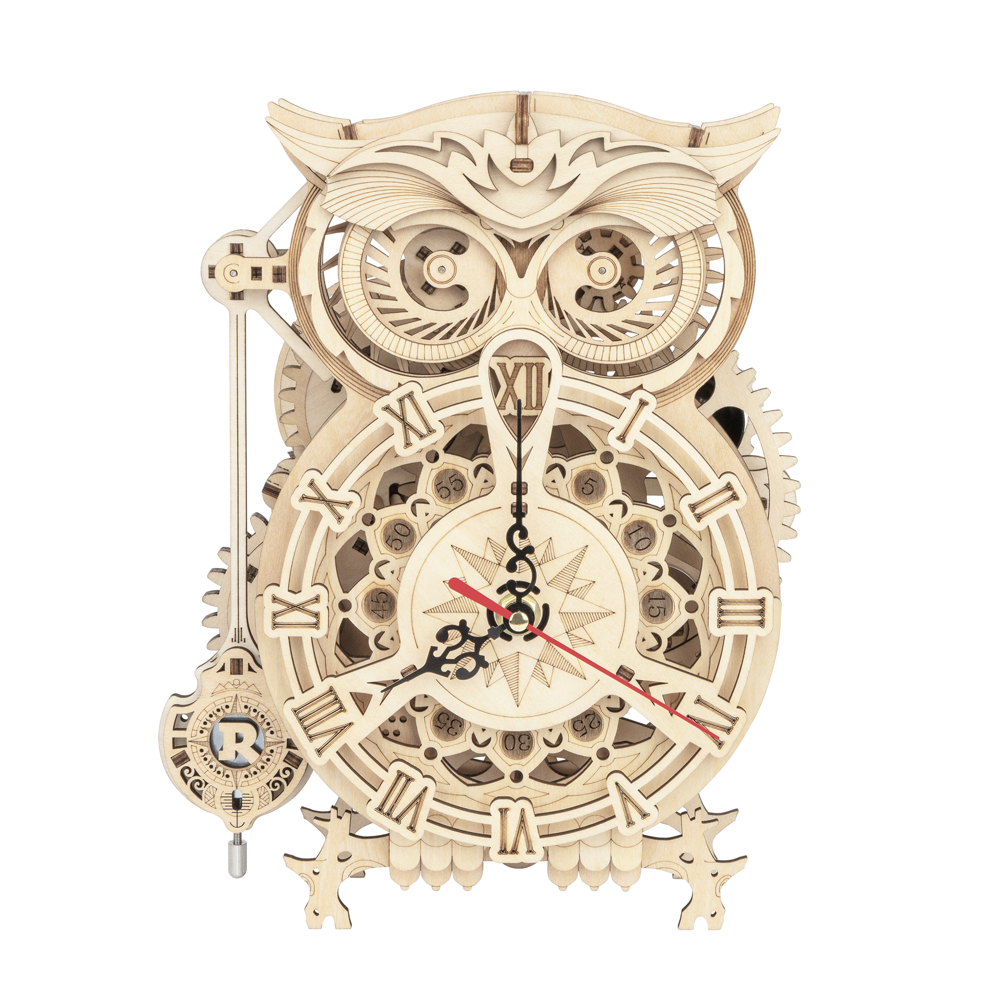 ROKR Owl Clock (LK503) [161 pièces - Difficulté : Niveau 4] Puzzle 3D
