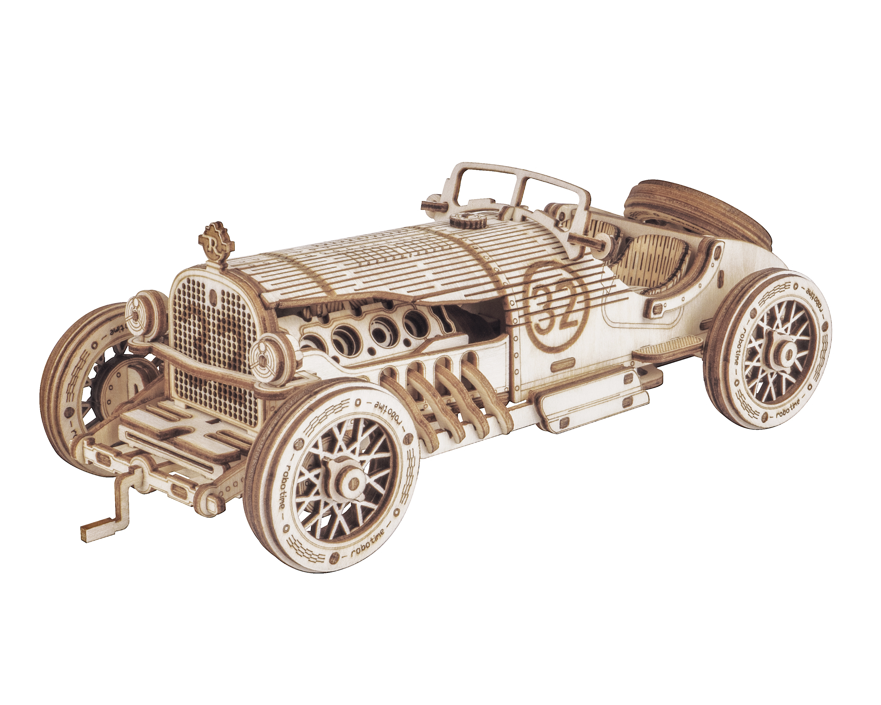 ROKR MC401 V8 Grand Prix Car Model 3D Wooden Puzzle