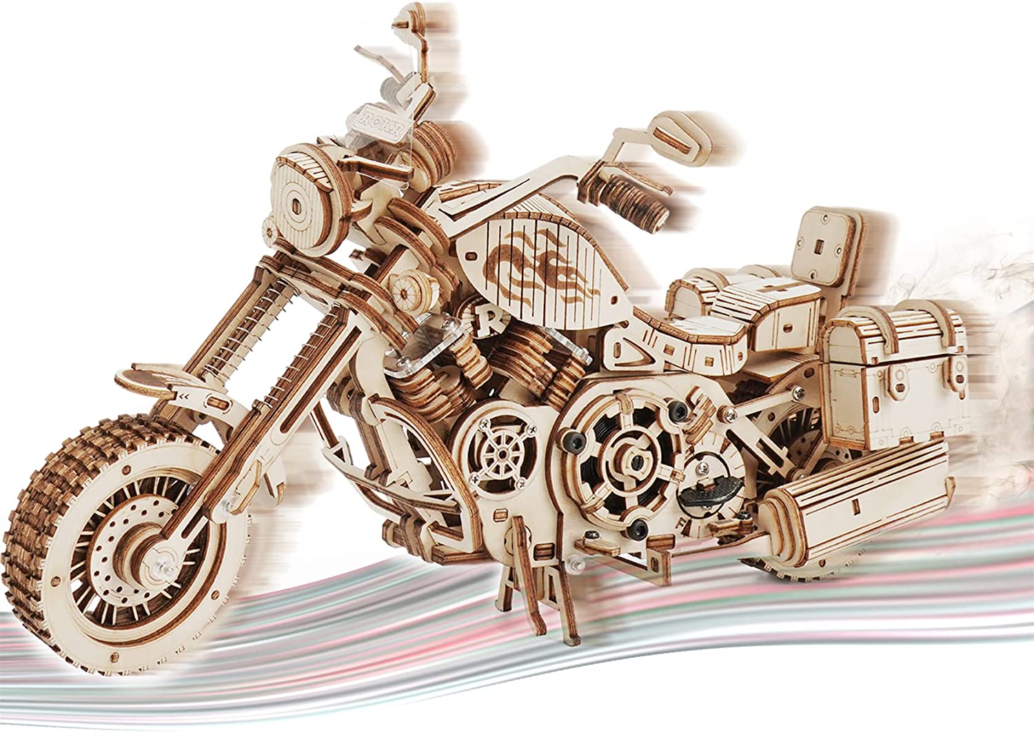ROKR LK504 Cruiser Motorcycle 3D Wooden Puzzle