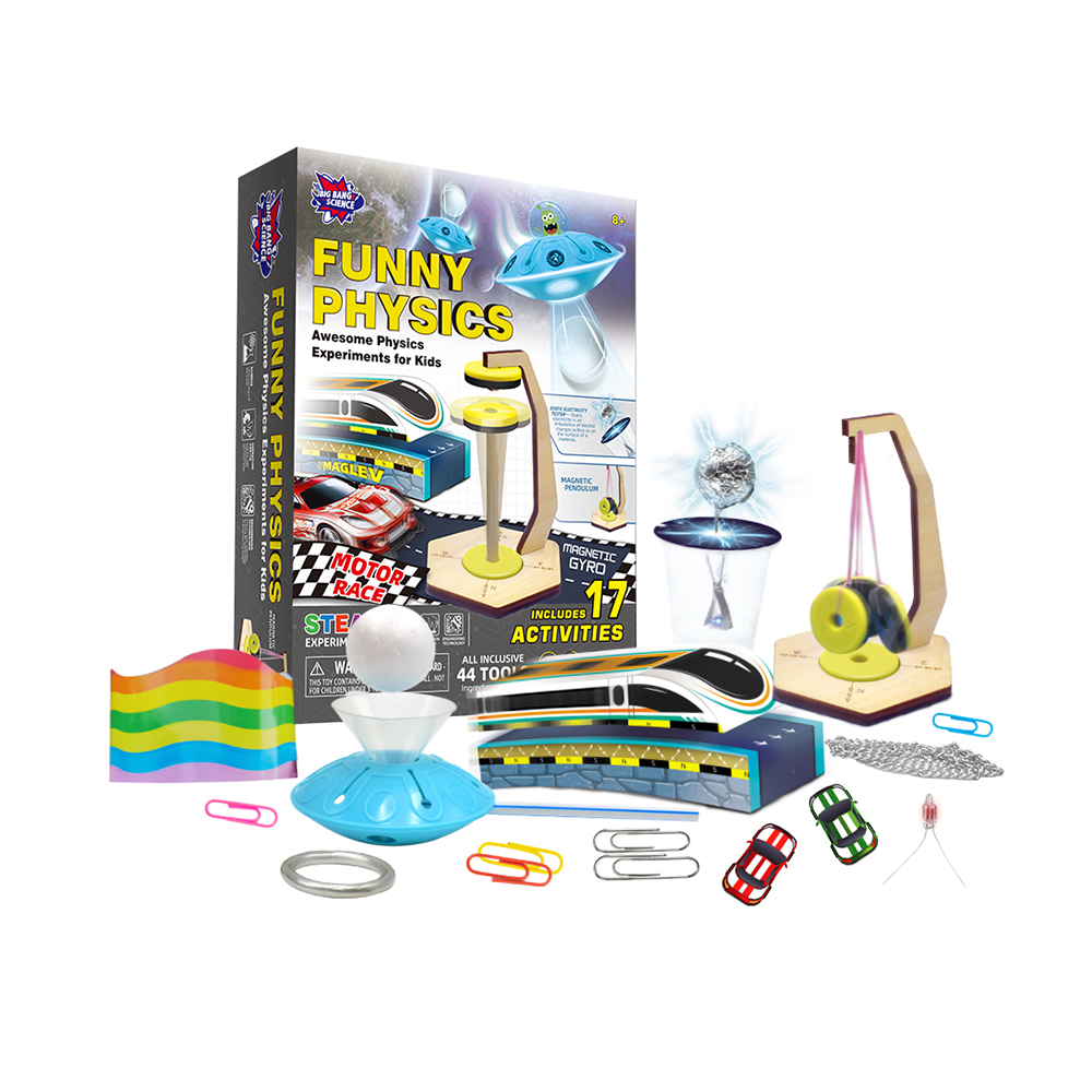 BIG BANG SCIENCE Funny Physics | STEM (STEAM) Experiment Kit | 17 Scie