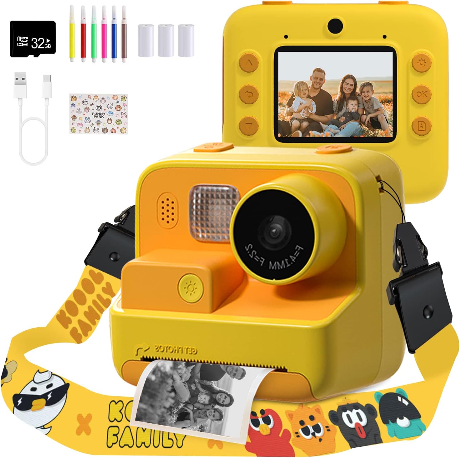 Mafiti Kids Camera Instant Print, K27 48MP Digital Camera(Open Box)