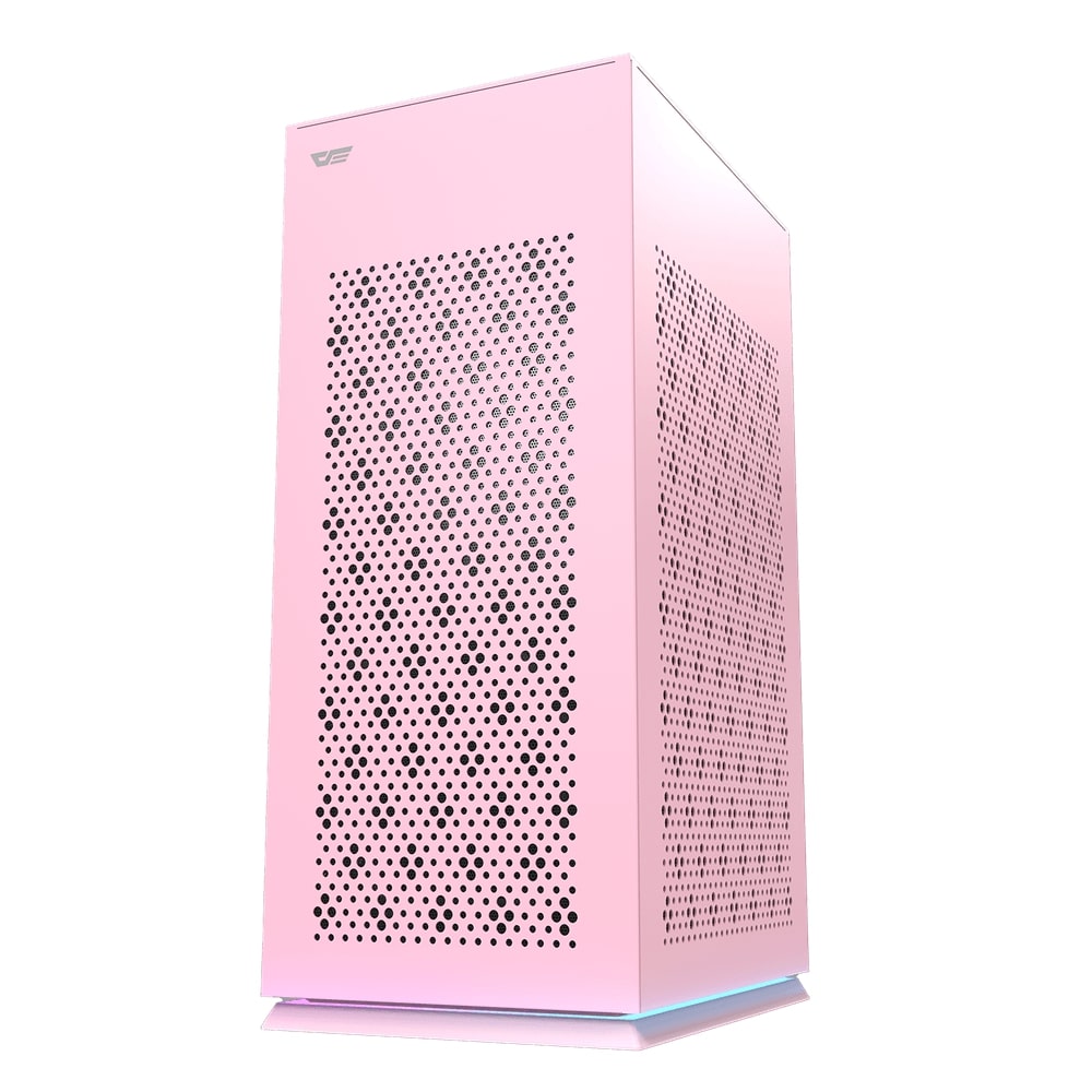 Boîtier PC DarkFlash DLH21 Mini ITX, rose