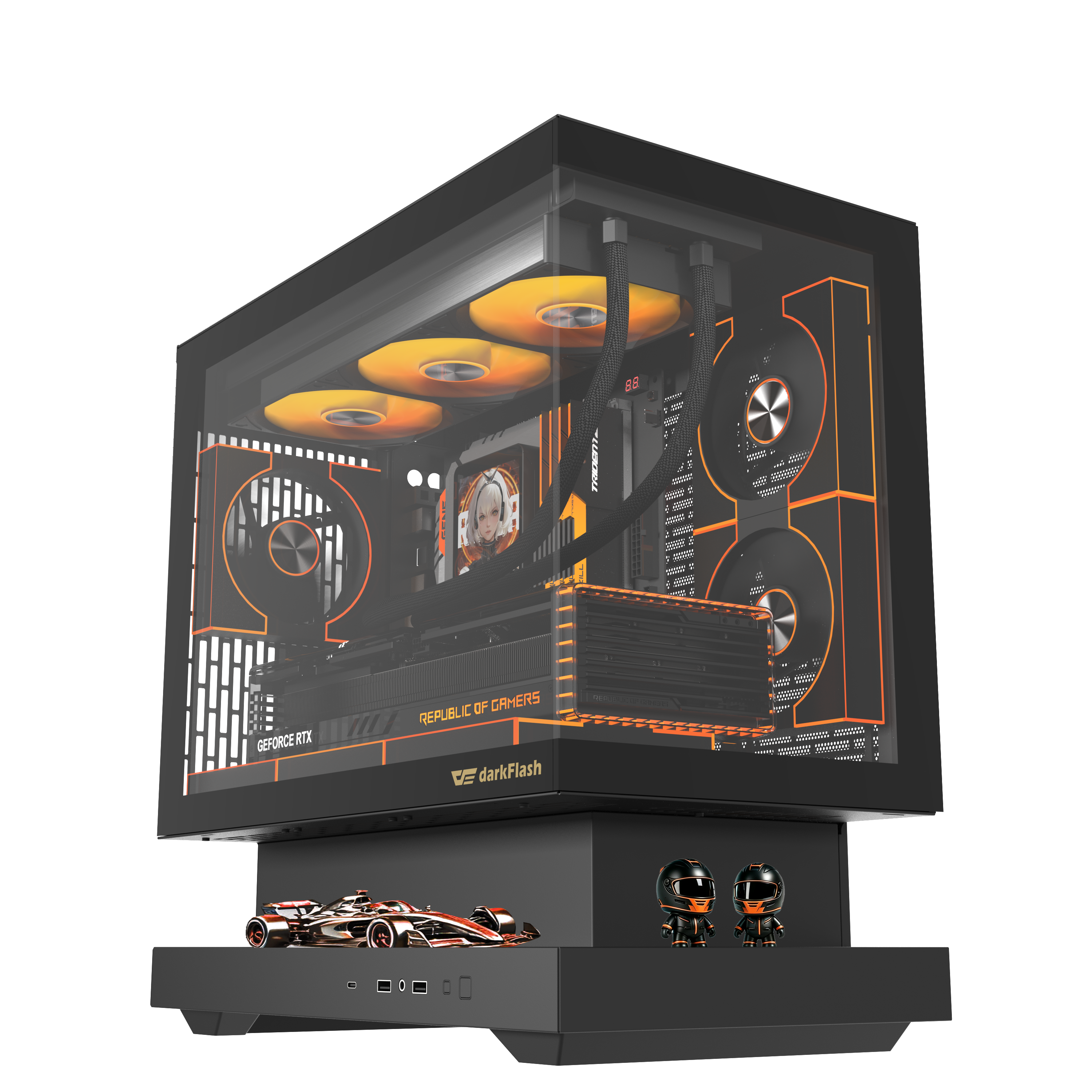 Boîtier PC DarkFlash F1 FLOATRON M-ATX