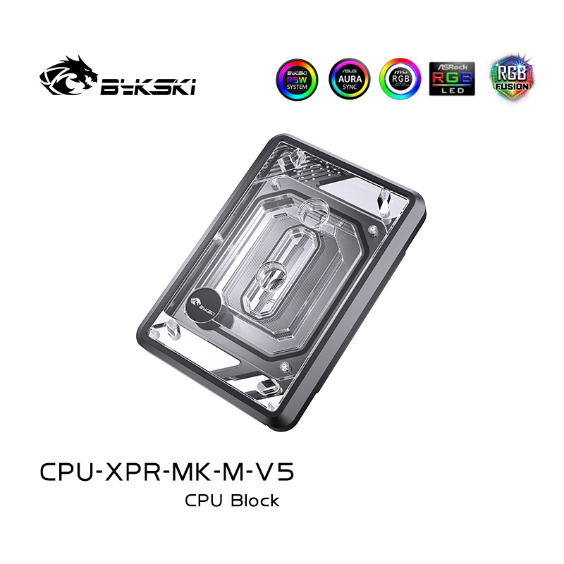 Bykski CPU-XPR-MK-M-V5 High-Efficiency CPU Water Cooling Block for AMD