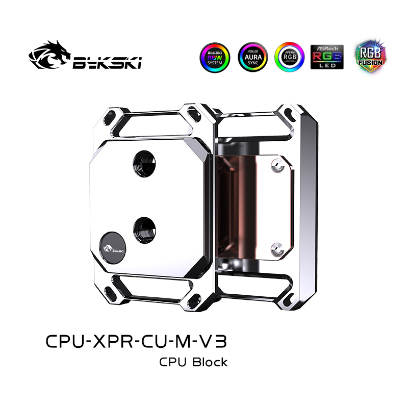 Bykski CPU-XPR-CU-M-V3 High-Performance CPU WaterCooling Block for AMD