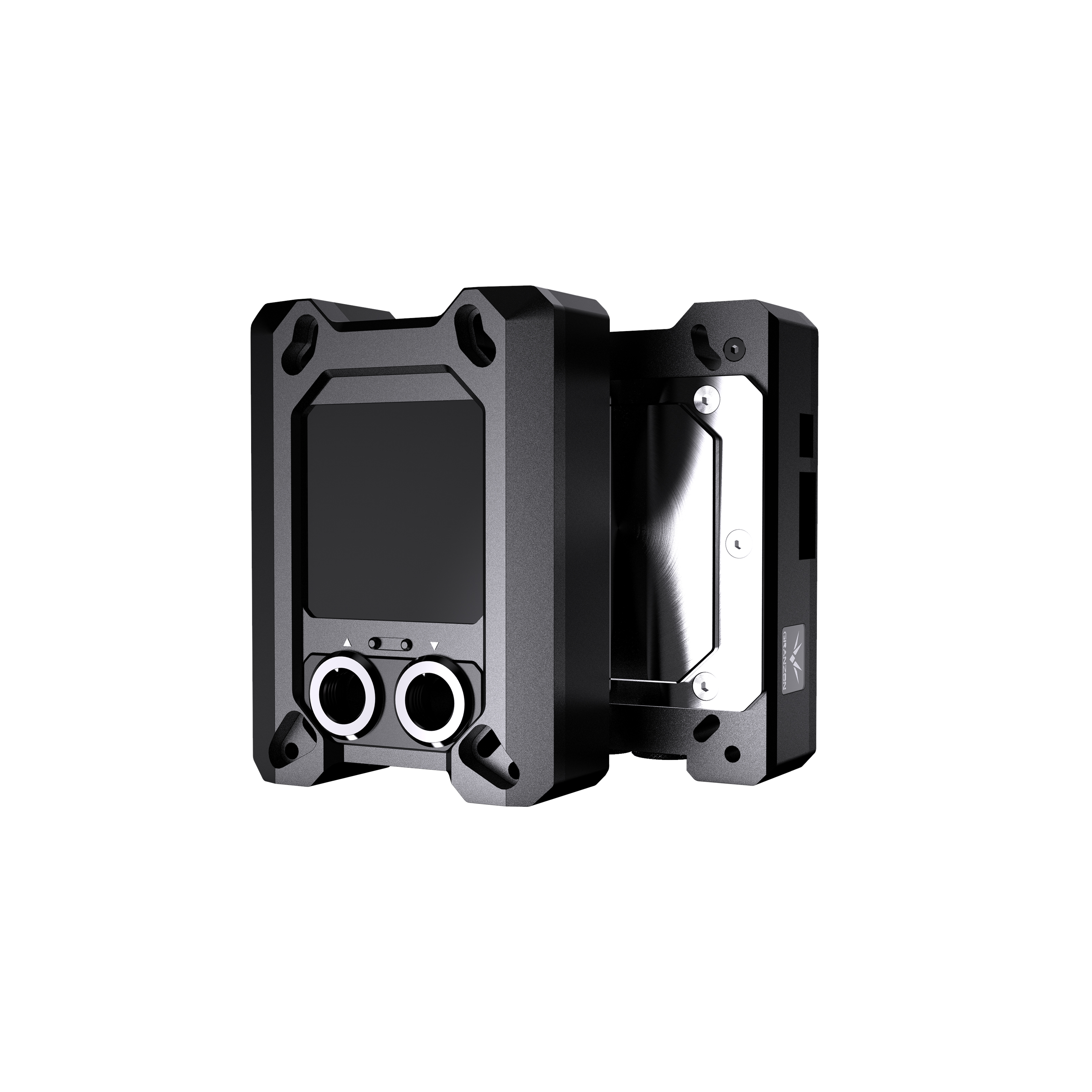 Granzon GAMSC CPU Water Cooling Block w/ Temp Digital Display - Black