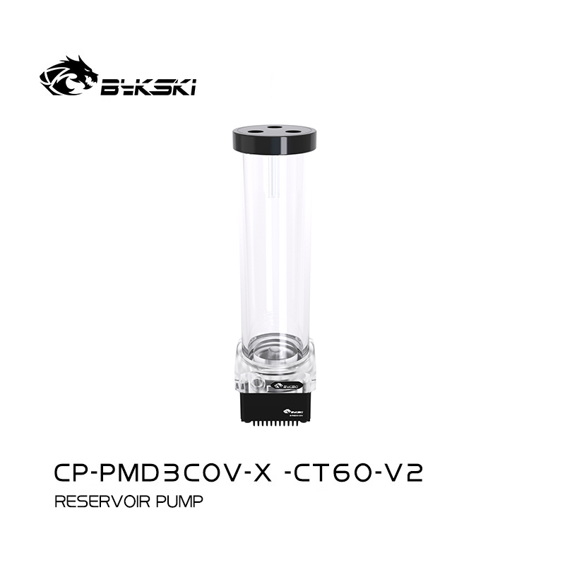 Bykski DDC CP-PMD3COV-X / 200mm PMMA Reservoir Combo - Black w/ 5v