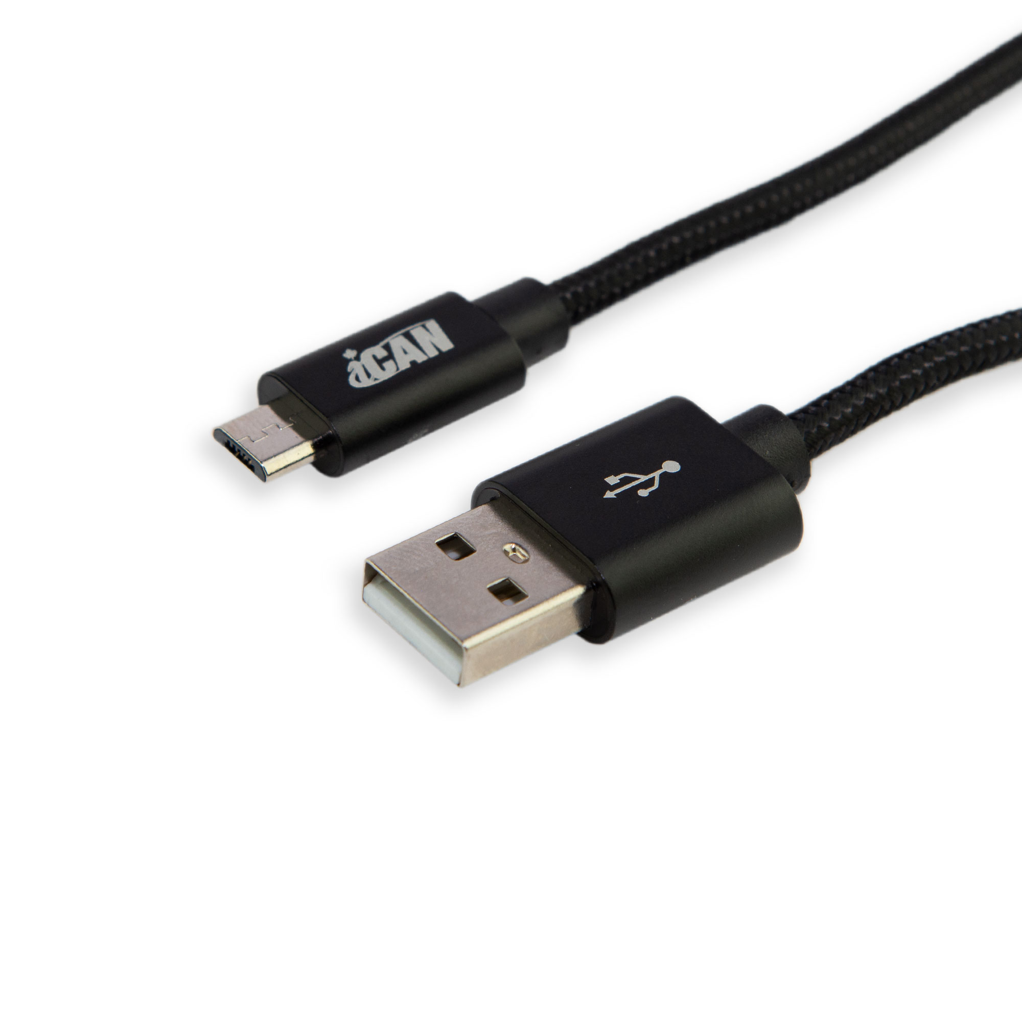 Câble iCAN USB 2.0 Type-A Mâle vers Micro B Mâle, 15W, 6,6 pieds