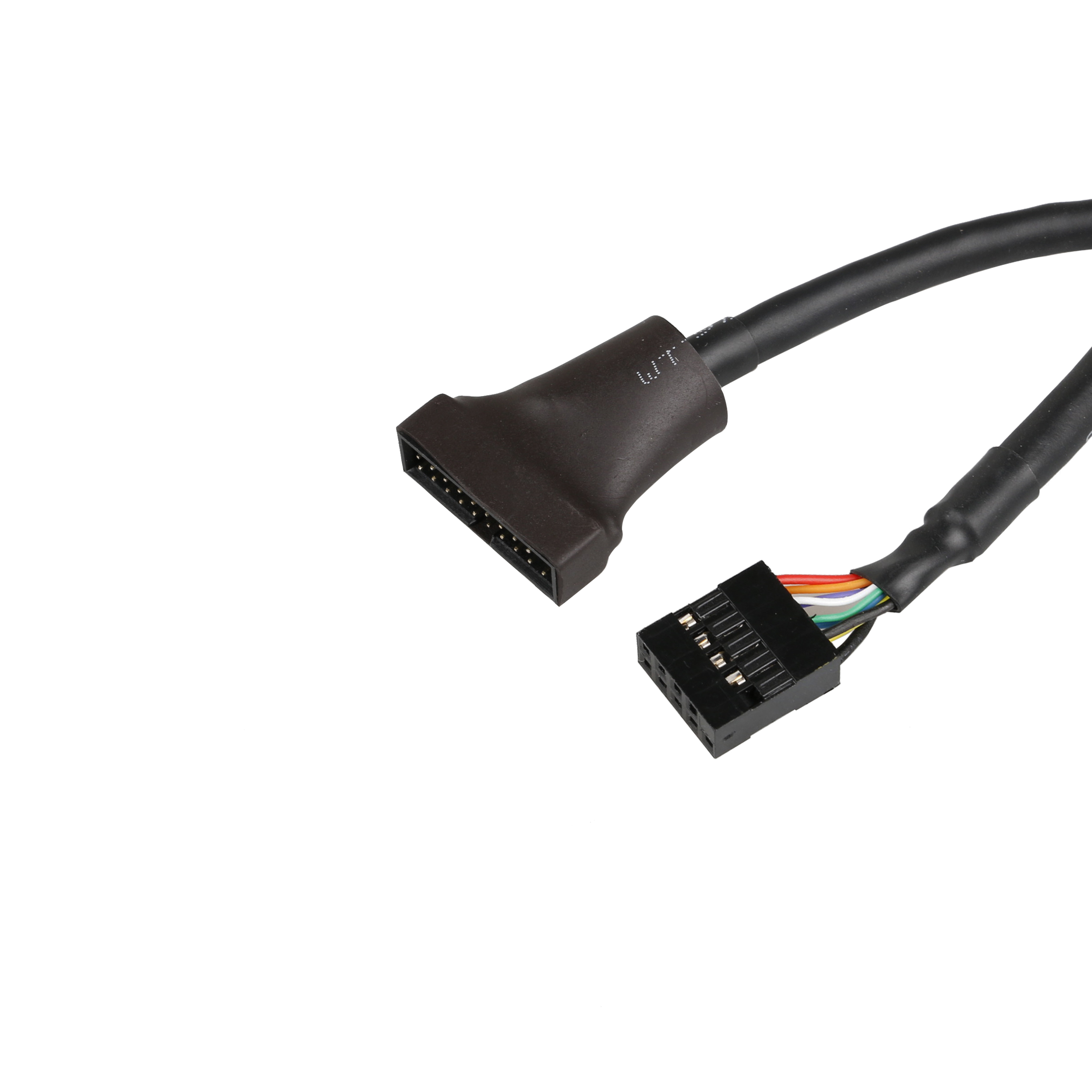 iCAN USB 3.0 Header to USB 2.0 Motherboard Adapter, Black(Open Box)