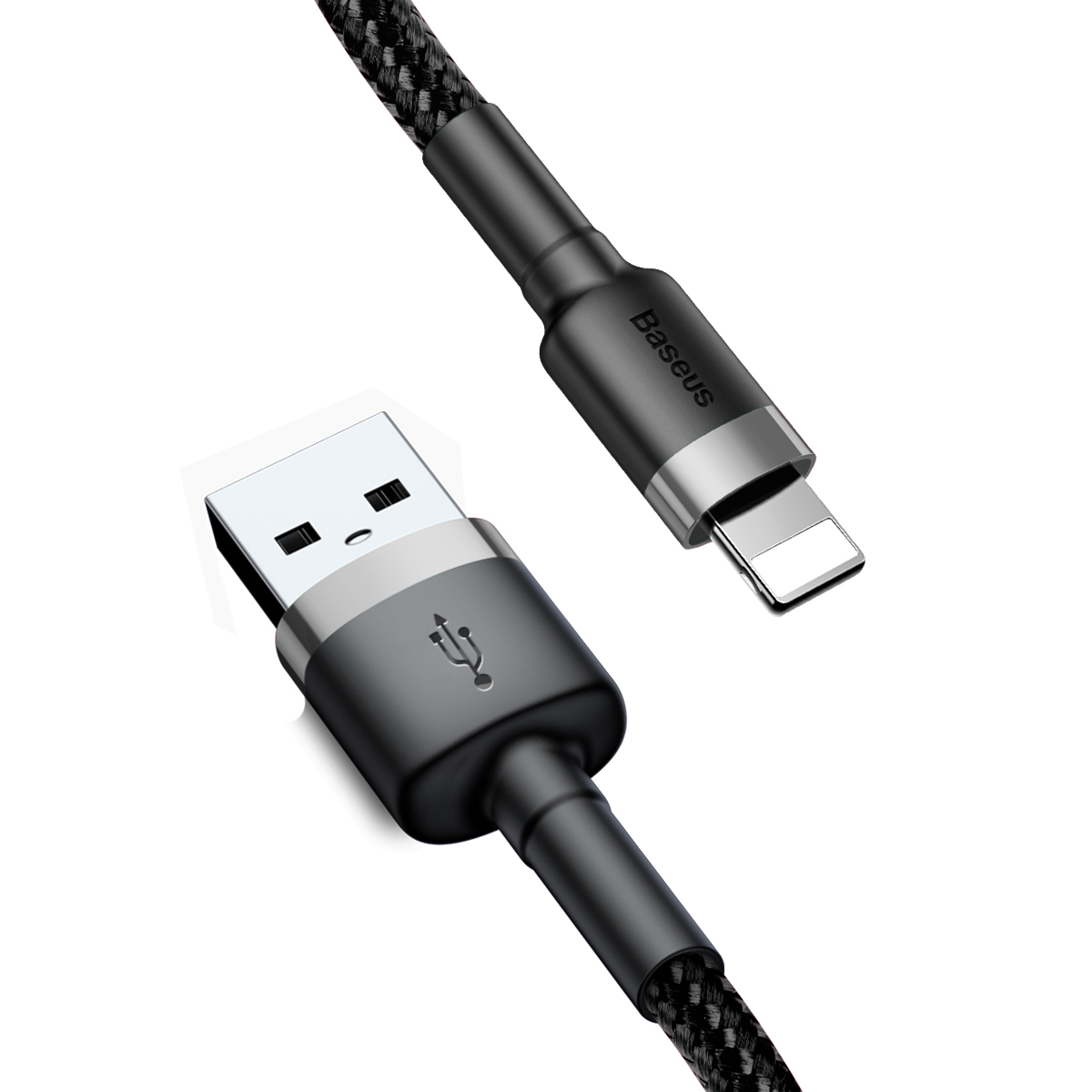 Baseus cafule Cable USB A to Lightning, 2A, 3m, Gray+Black