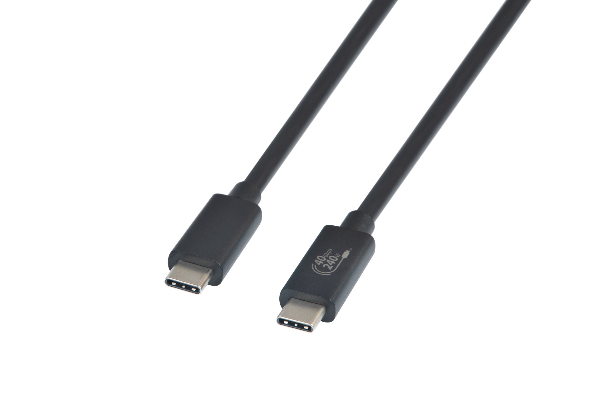iCAN Premium USB Type C to Type C Cable, Fast Charging, 240W, 480Mbps, 2M, Black(Open Box)