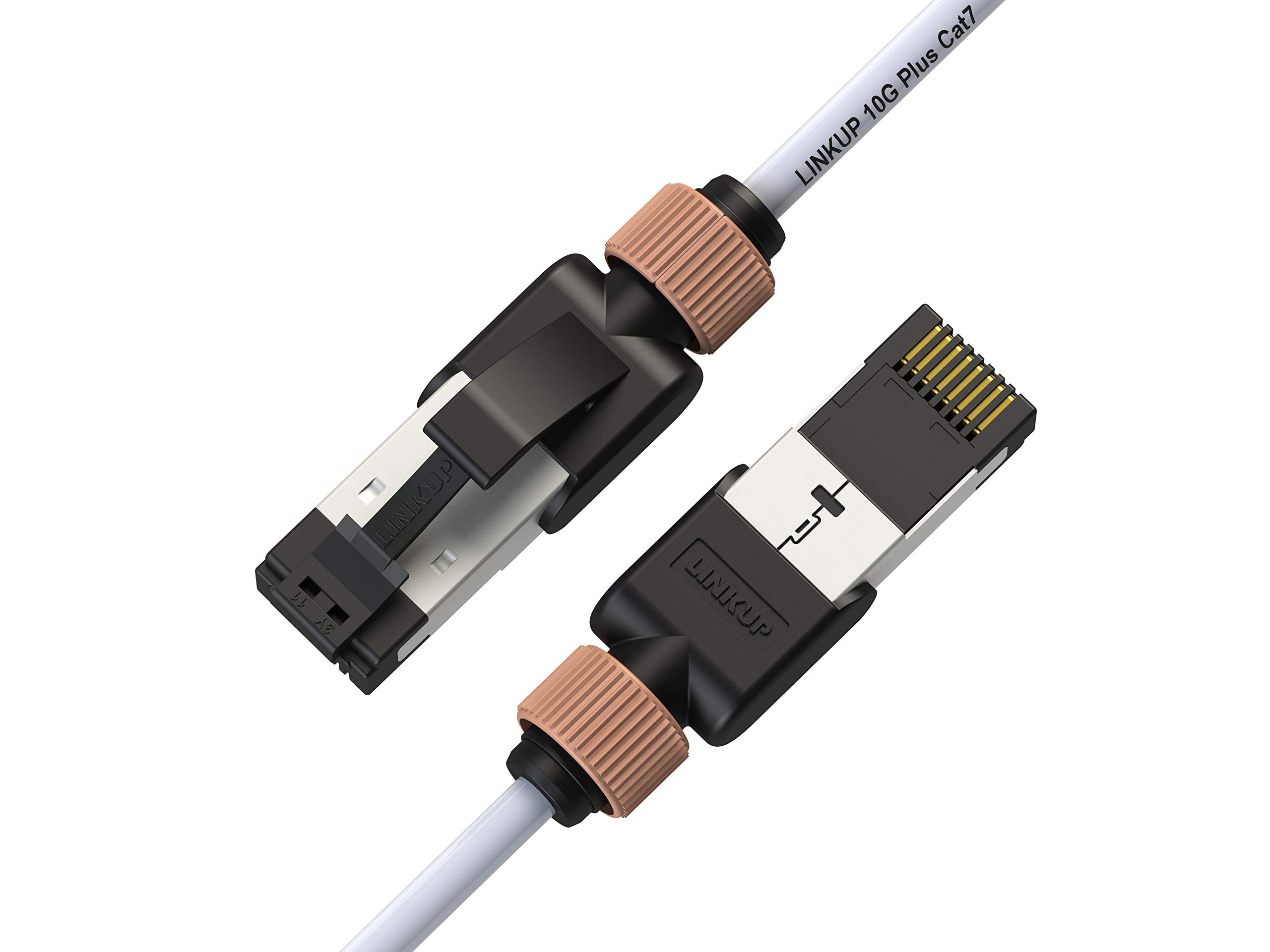 iCAN Cat7 30AWG Ethernet Cable - 2ft, White