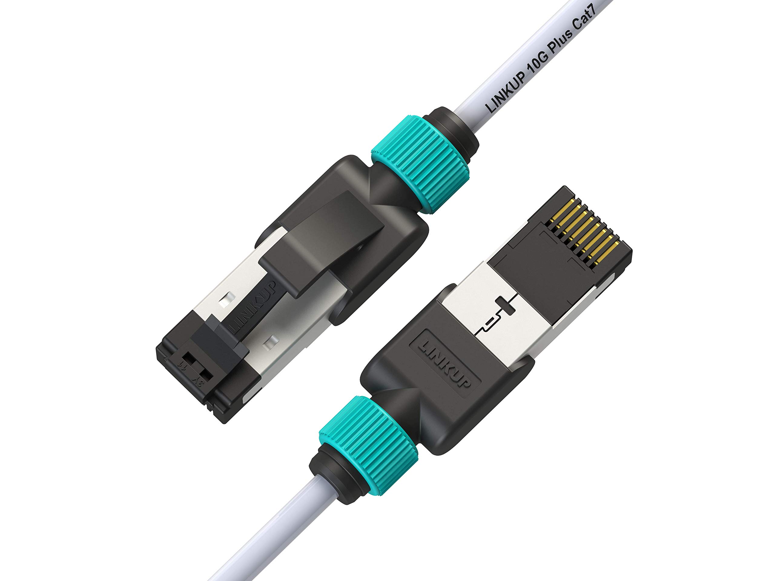 Câble Ethernet iCAN Cat7 30AWG - 15 pi, blanc