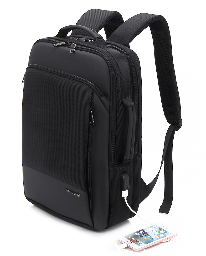 KINGSLONG Sac à dos professionnel fin pour ordinateur portable 15,6''