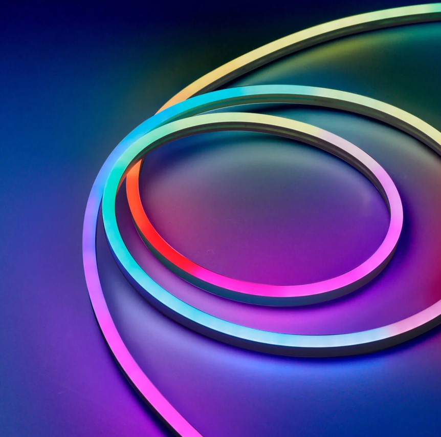 Kingunion 9.8ft LED RGB Neon Rope Lights, Remote Control.