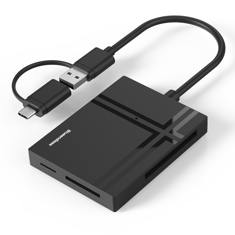 Blueendless BS-C5U3 SD+TF+CF+XD+MS Memory Cards Reader