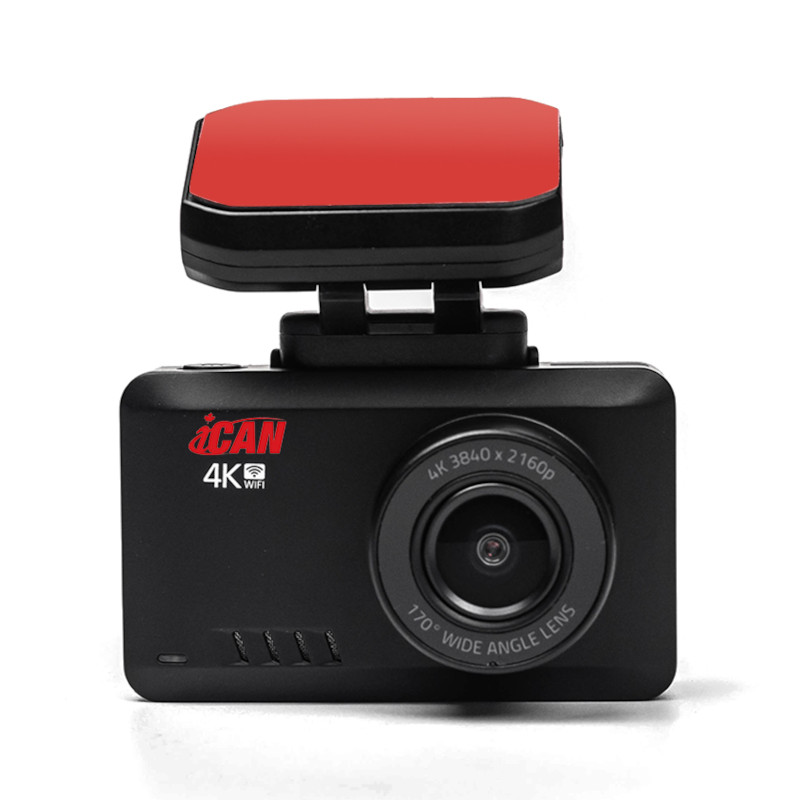 iCan 4K UHD Dashcam with Rear Camera, Sony Sensor, GPS.(Open Box)