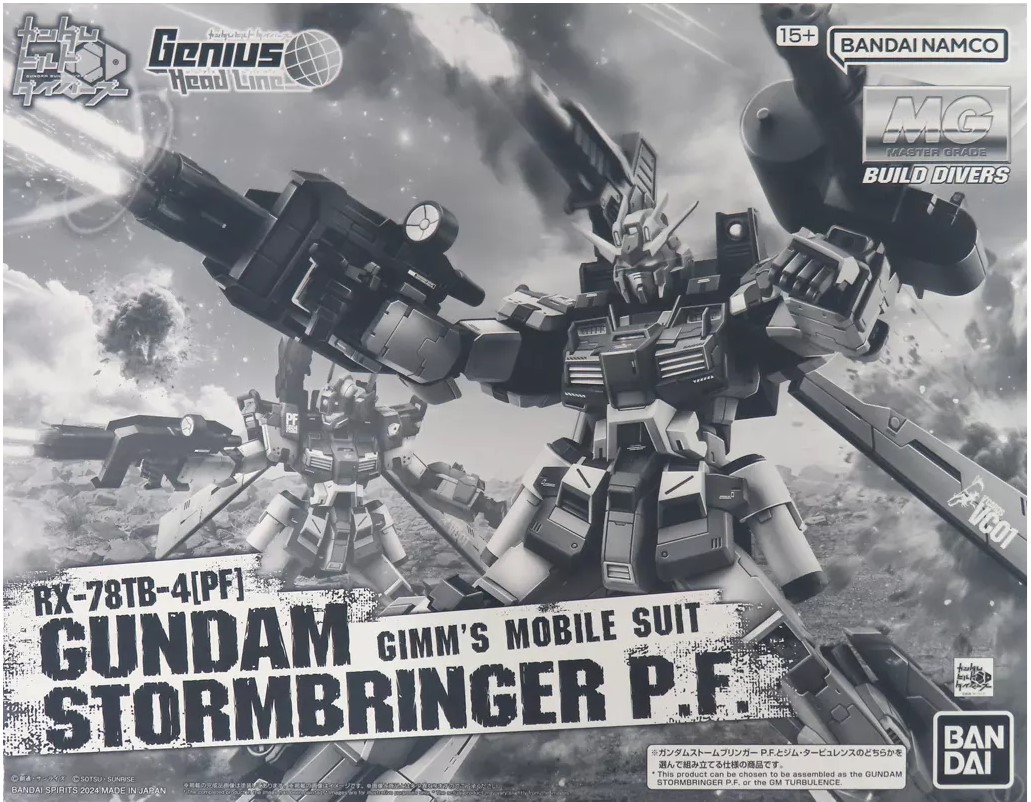 P-BANDAI MG 1/100 RX-78TB-4PF GUNDAM STORMBRINGER P.F.