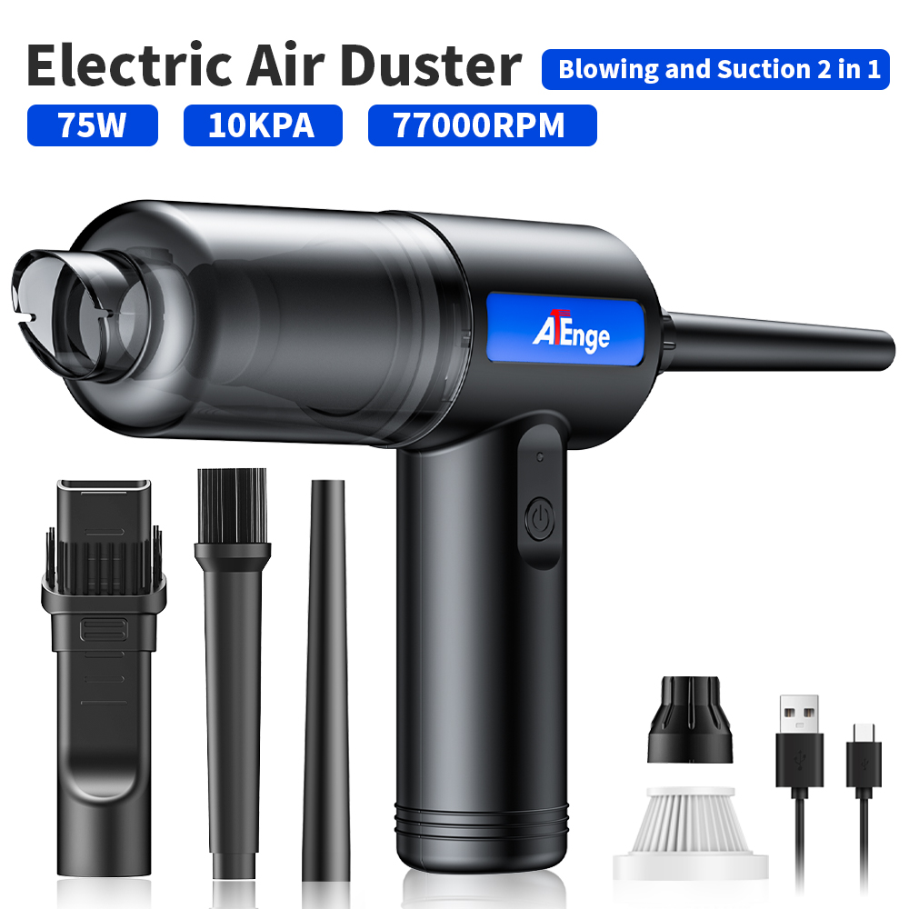 iCAN TAD054 Portable 2 in 1 Vacuum Cleaner and Air Duster.(Open Box)