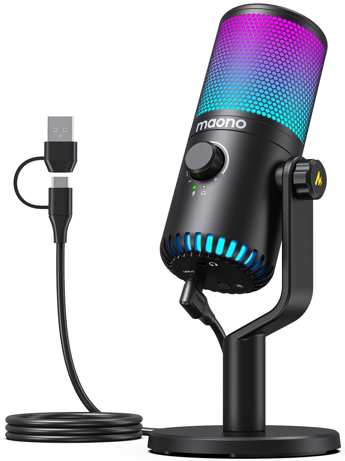 MAONO DM30 RGB USB Gaming Microphone