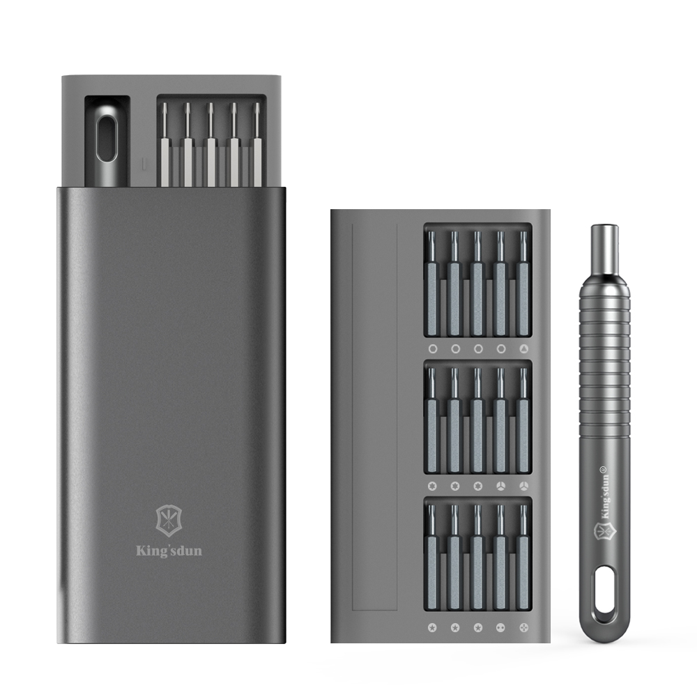 King'sdun KS-840031 31-in-1 Precision Screwdriver Set with 30 Bits and