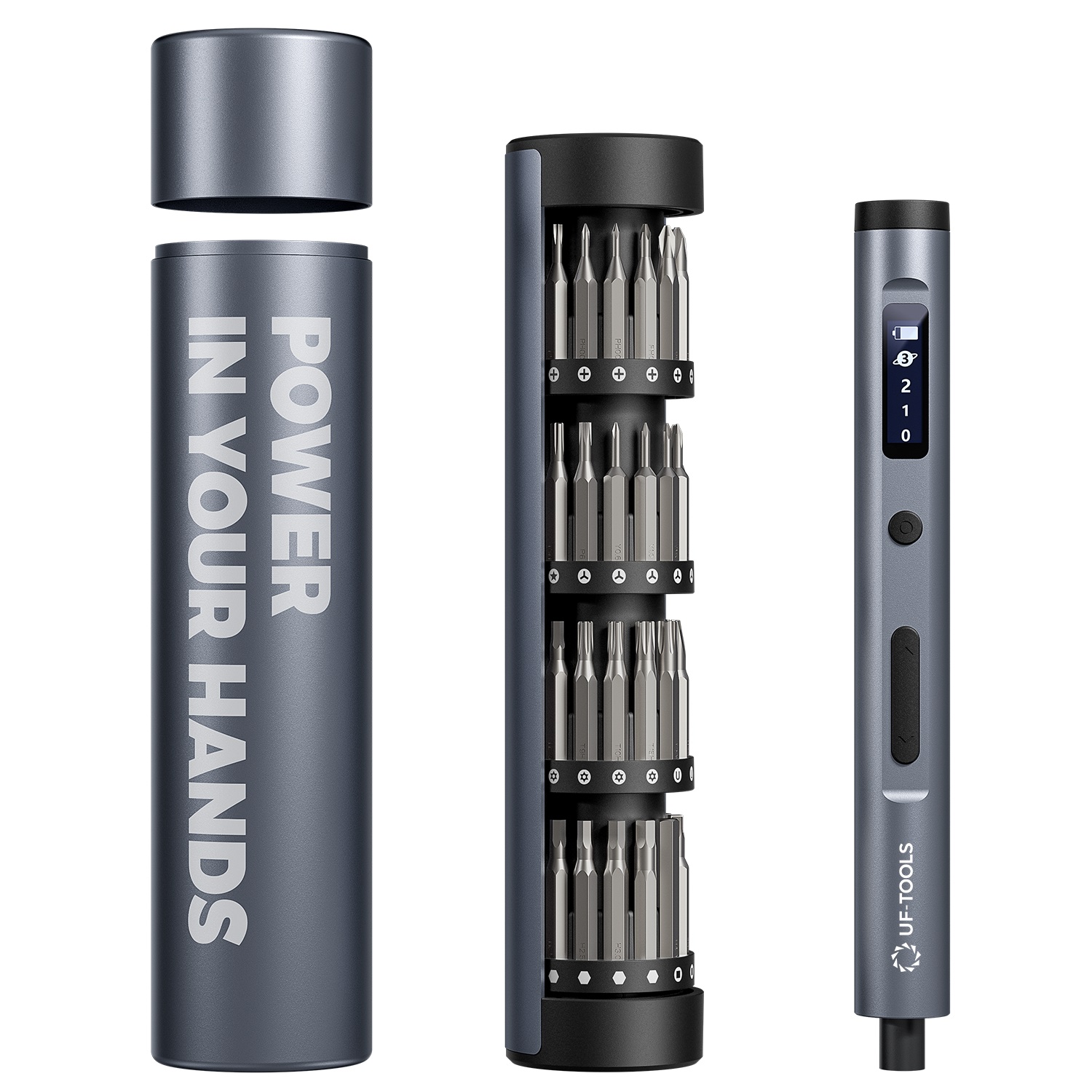 UF-TOOLS UF-882070 62-in-1 Electric Screwdriver Set.