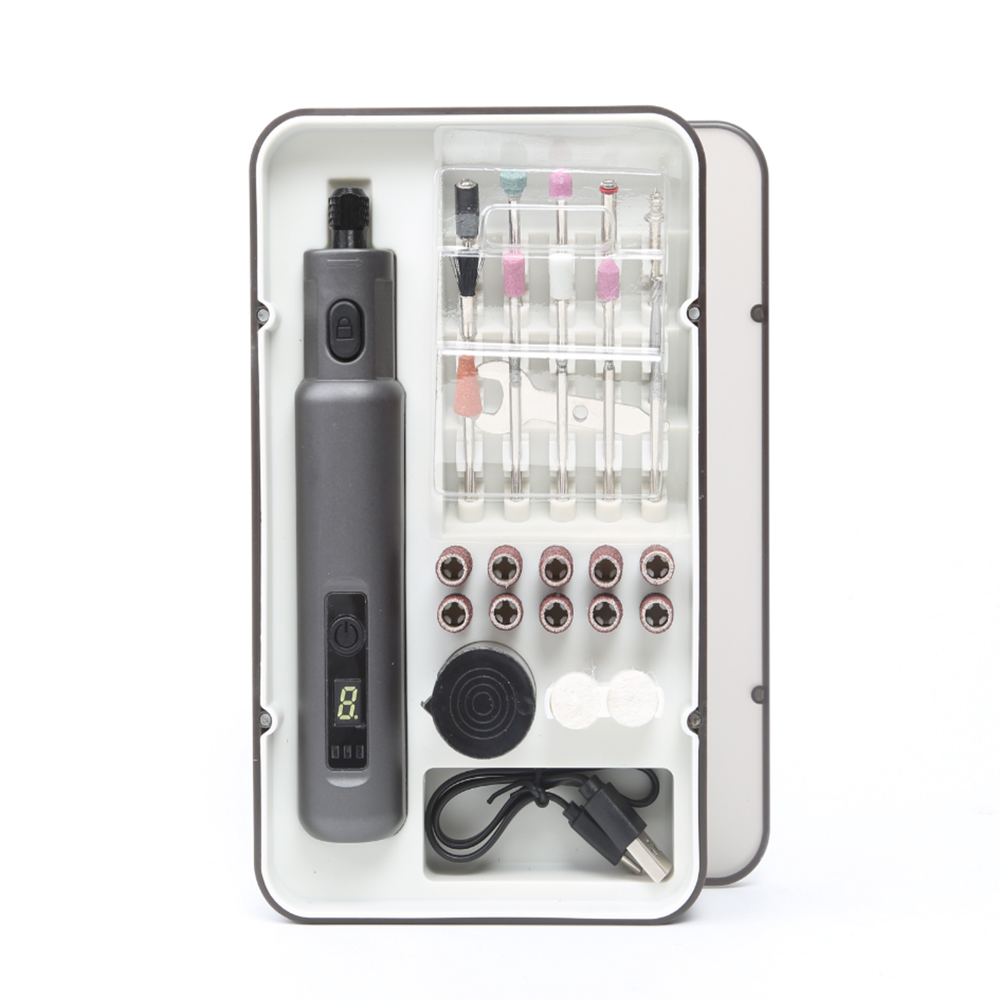 Outil rotatif sans fil UF-TOOLS, kit polyvalent à vitesse variable.