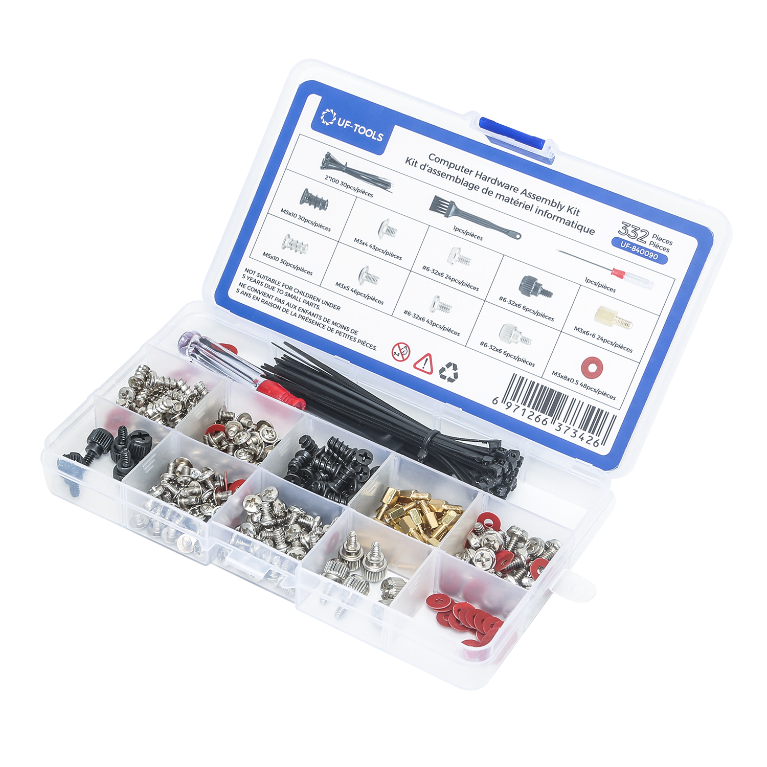 UF-TOOLS Computer Hardware Assembly Kit.