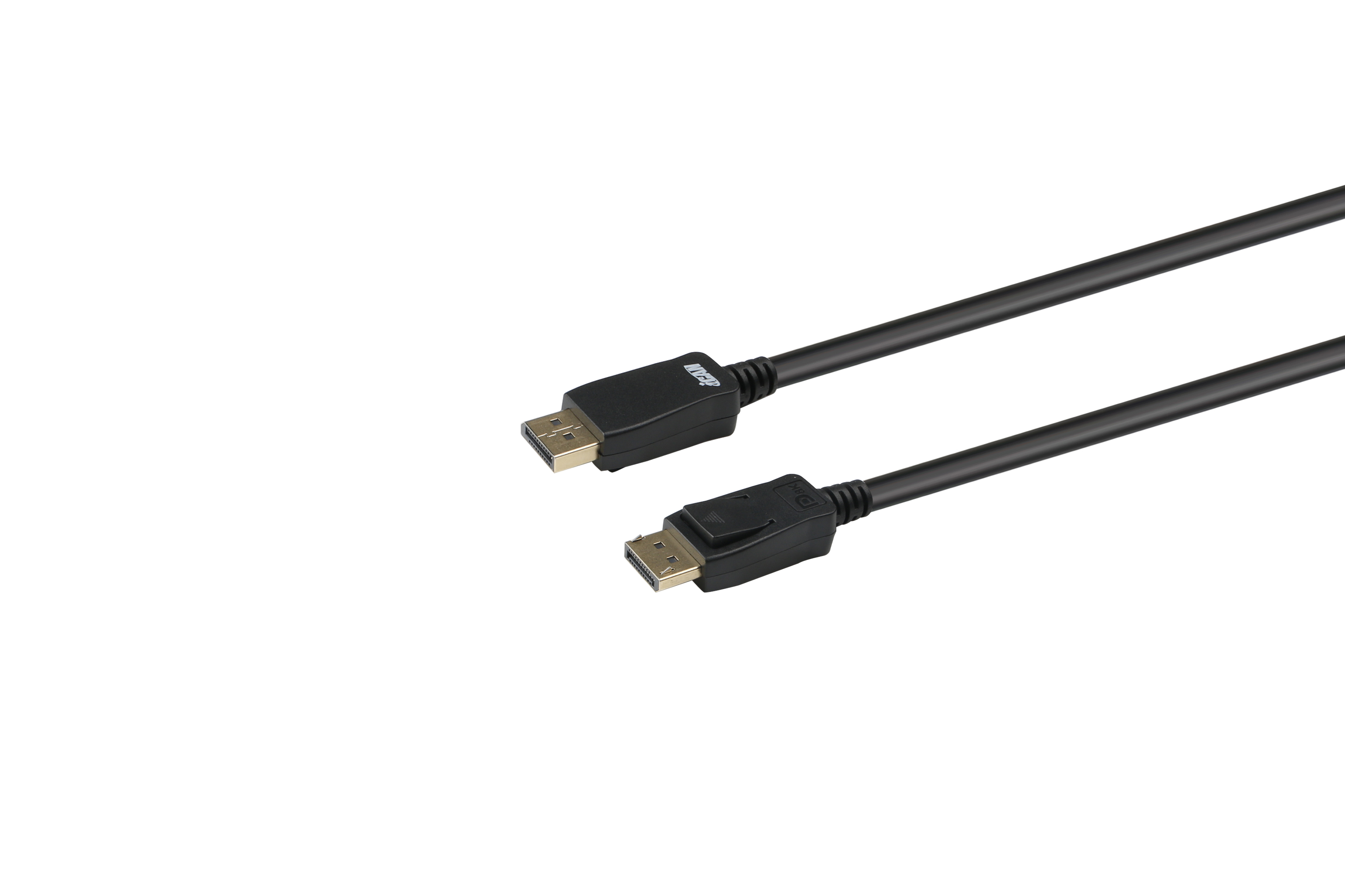 Câble iCAN DisplayPort 1.4, mâle vers mâle, 8K à 60 Hz, 6 pieds, noir