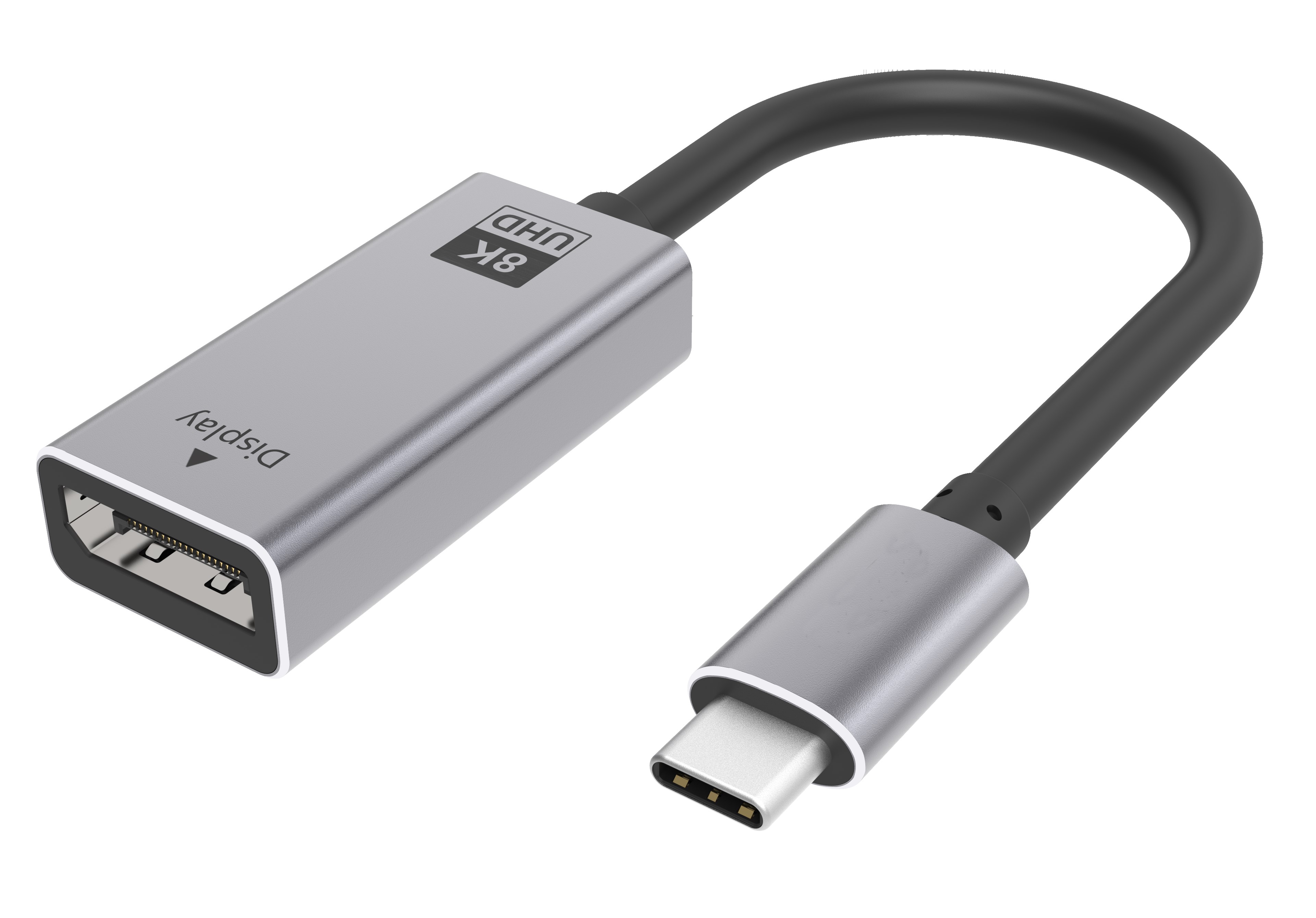 iCAN USB Type C to DisplayPort, 8K, Male to Female, Adapter