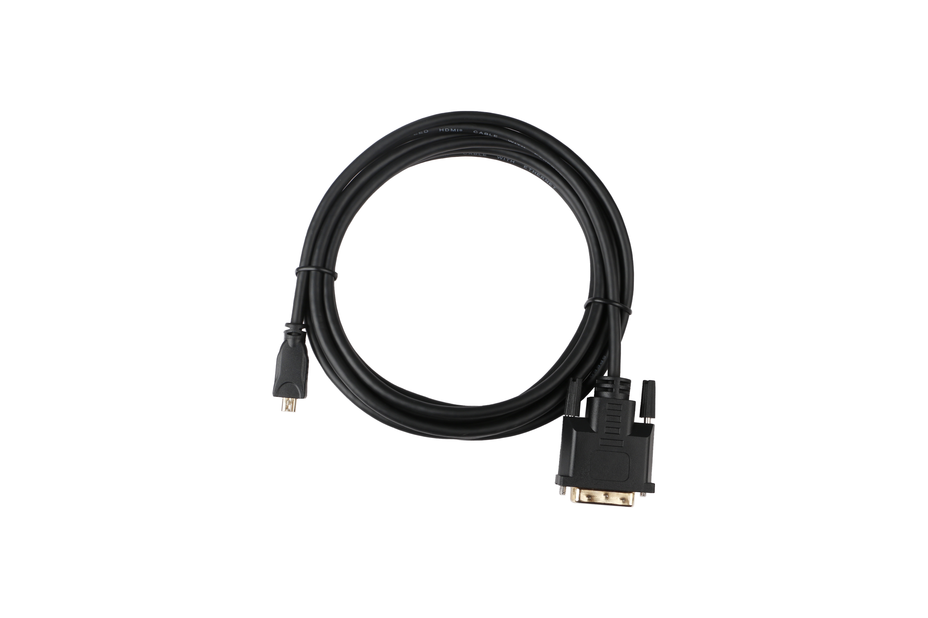 iCAN Micro HDMI to DVI（DVI-D), 6FT, Black