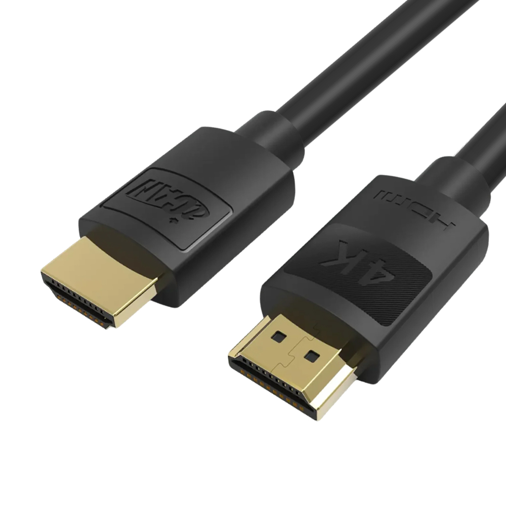 Câble HDMI 2.0 iCAN, 4K à 60 Hz, mâle vers mâle, plaqué or, 4,5 m, noir