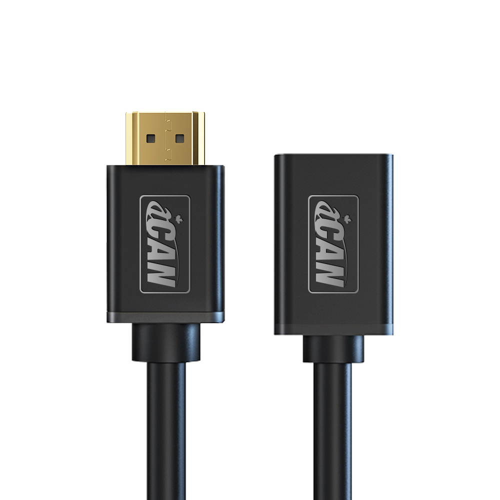 Câble d'extension HDMI iCAN, 4K à 60 Hz, mâle vers femelle, 91 cm