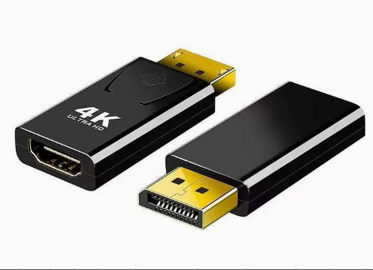 iCAN Passive DisplayPort 1.2 to HDMI 4K Adapter, Male to Female, Black