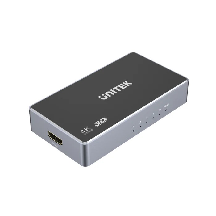 Répartiteur HDMI UNITEK, 1 entrée 4 sorties, 4K à 30 Hz