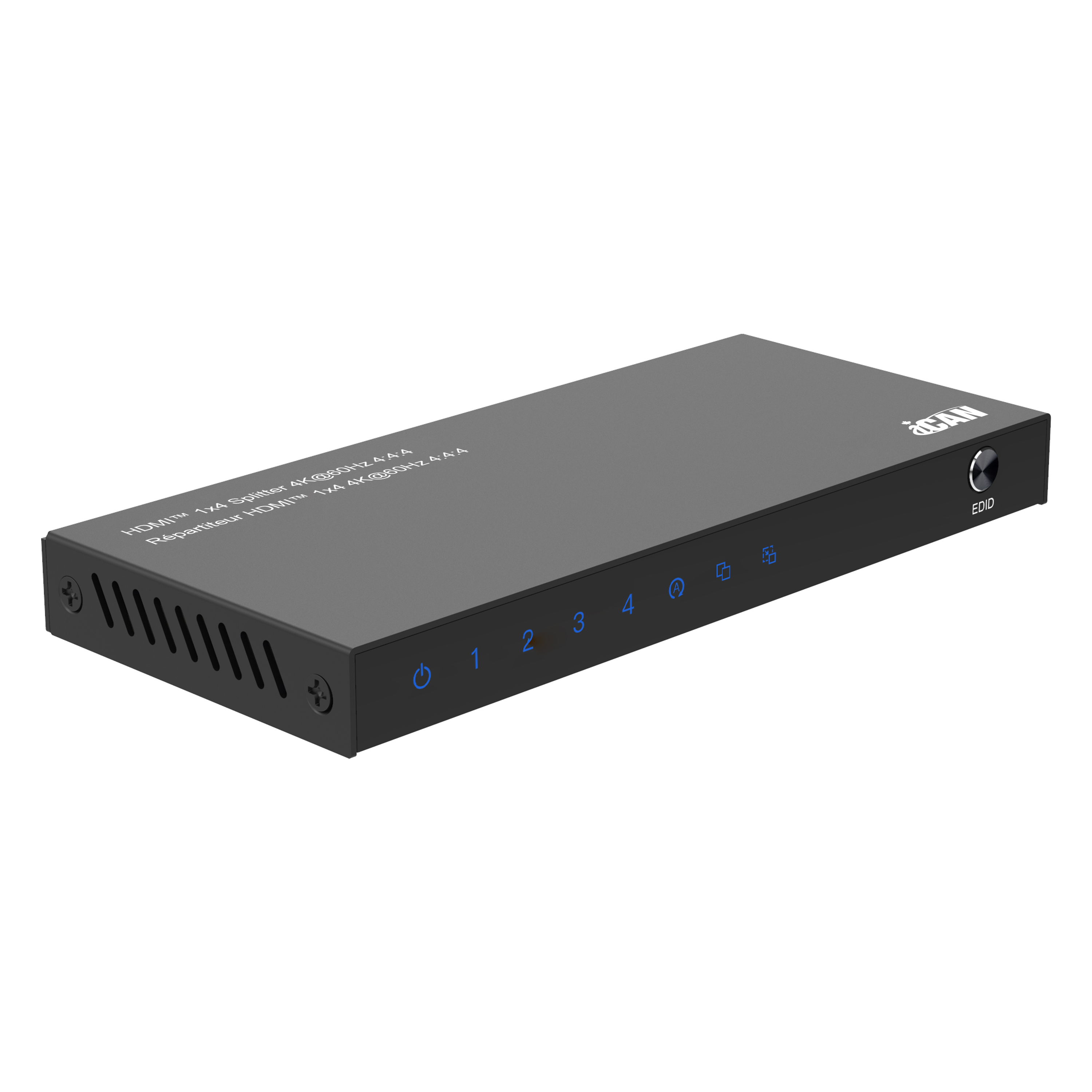 iCAN Premium 1x4 HDMI Splitter 4K@60Hz(Open Box)