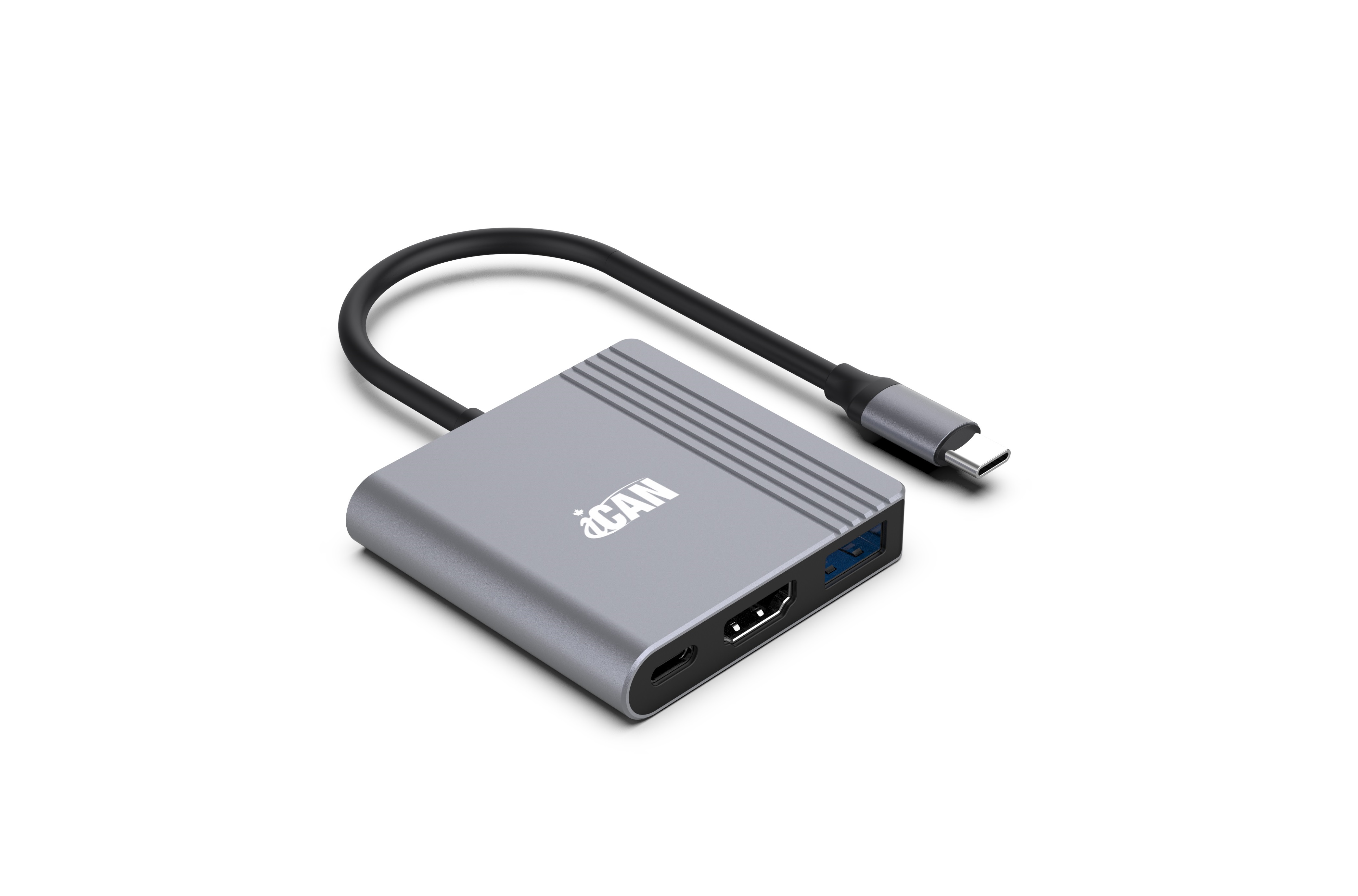 iCAN Hub 3-en-1 Type-C vers HDMI avec PD 100W