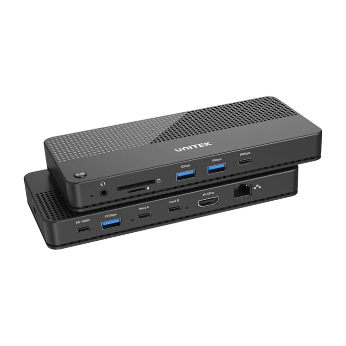 UNITEK 10-in-2 USB-C 10Gbps 4K KVM Docking Station(Open Box)