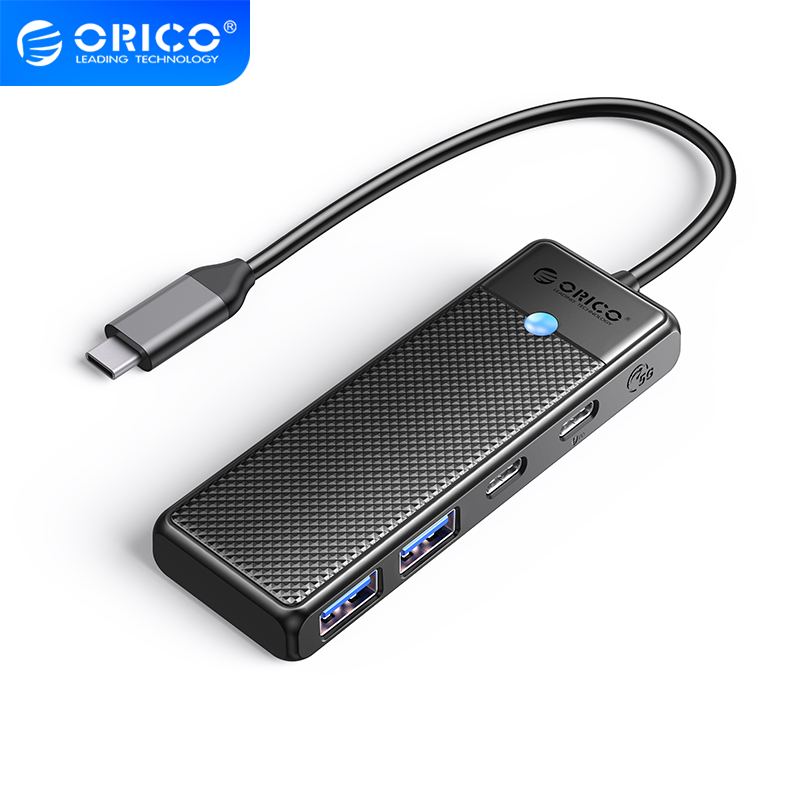 ORICO Hub USB-C 4 ports 100 W avec câble de 1,64 pi