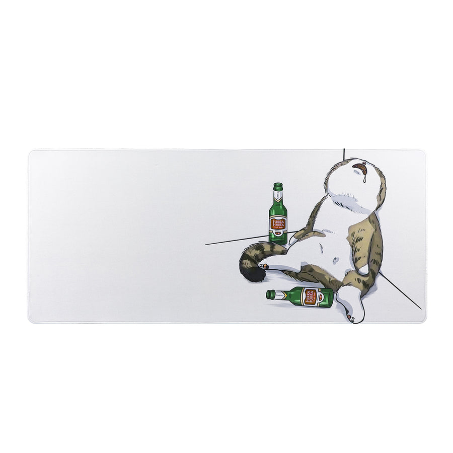 YUNZII Drunk Cat Mouse Pad Desk Mat(Open Box)