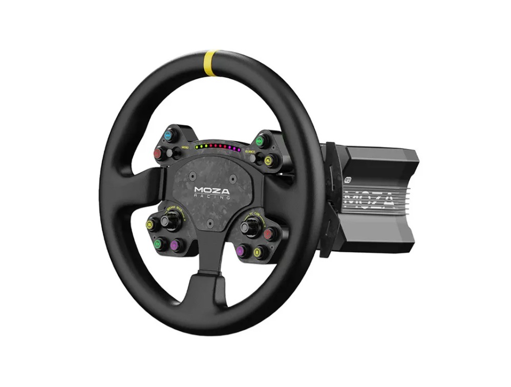 MOZA R12 V2 Direct Drive Wheel Base + MOZA RS V2 Steering Wheel Leather Version