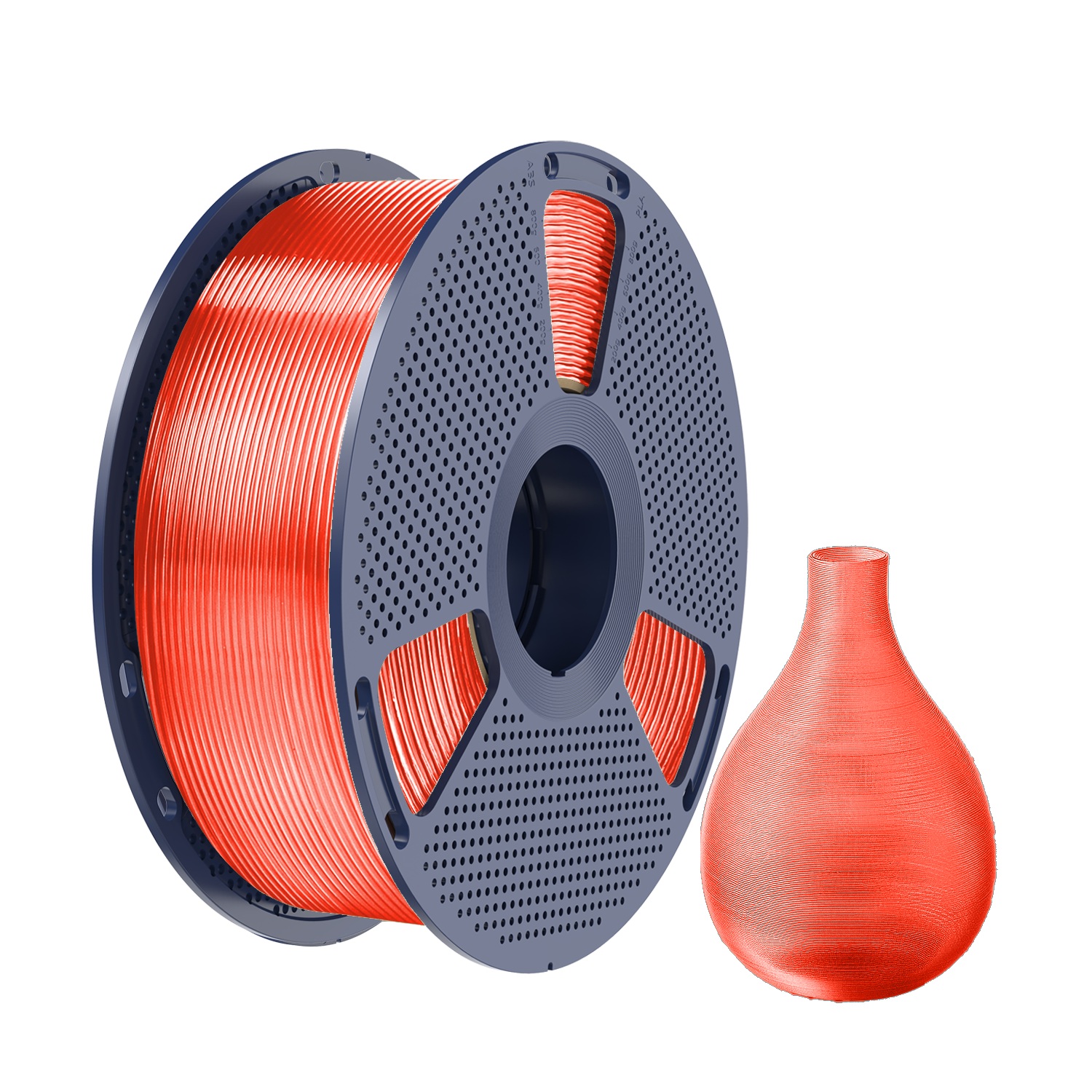 Sunlu 1.75mm, 1kg/spool, PETG filament (Transparent Red)