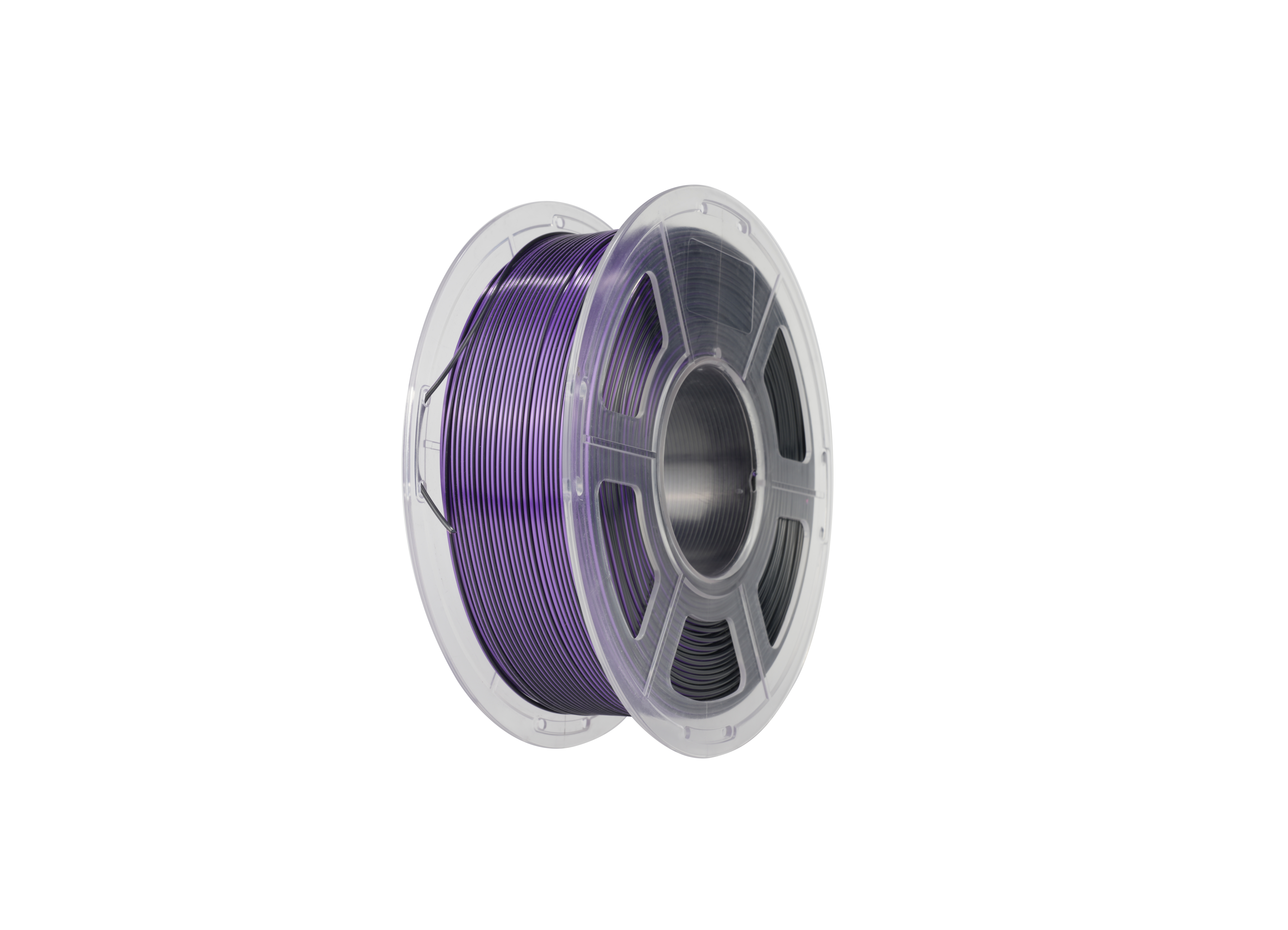 Sunlu 1.75mm, 1kg/spool, Silk PLA+ Dual Color filament (Black Purple)
