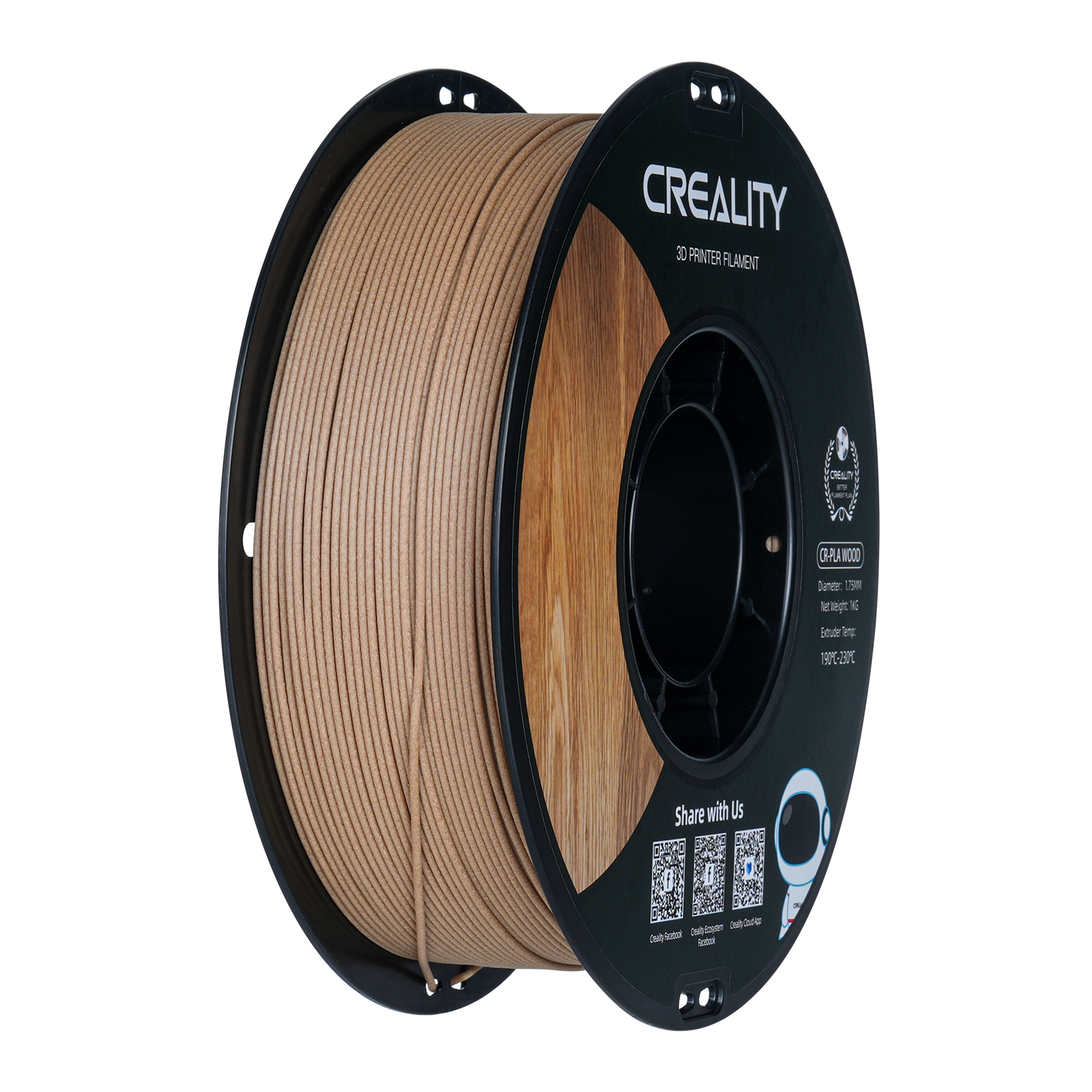 Creality CR-Wood Filament 1.75mm 1KG