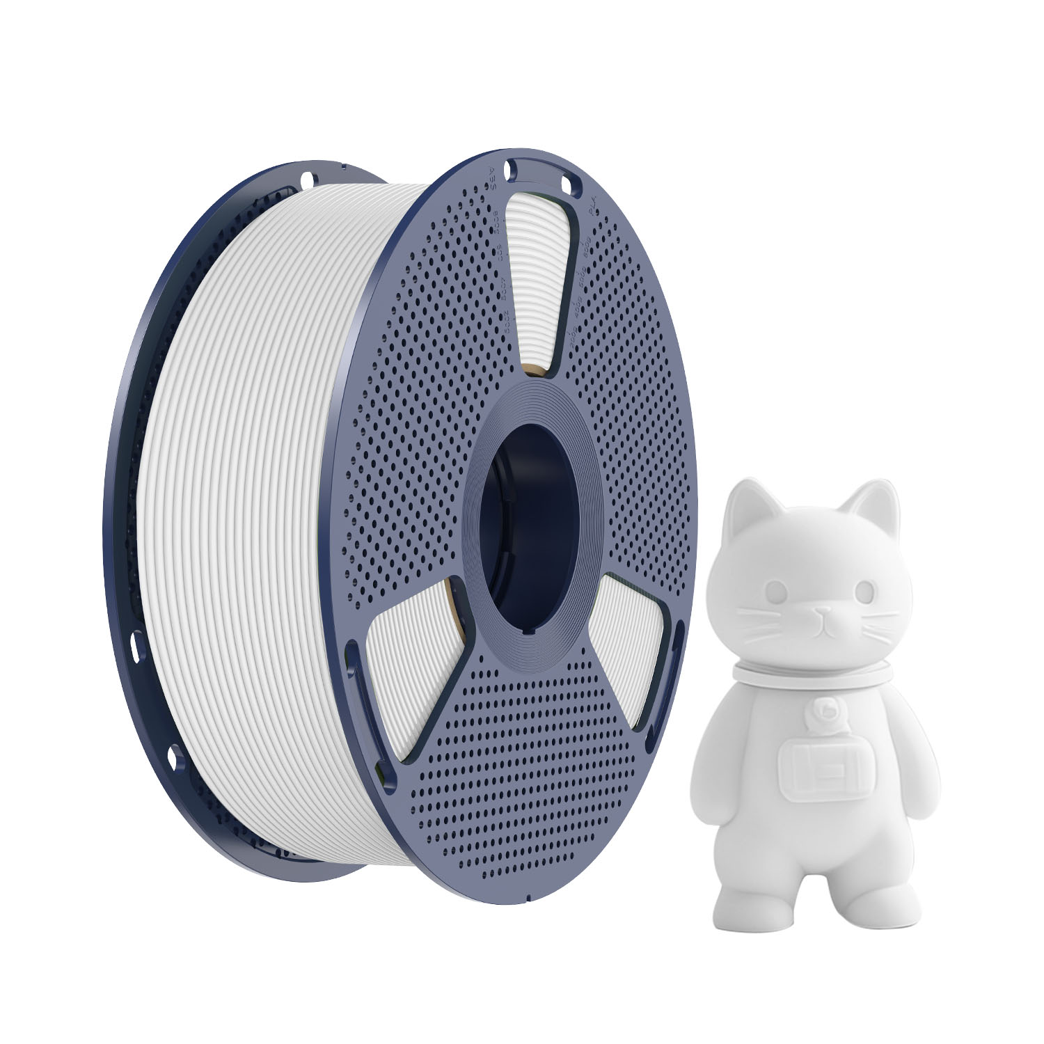Sunlu 1,75 mm, 1 kg/bobine, PLA mat (blanc)