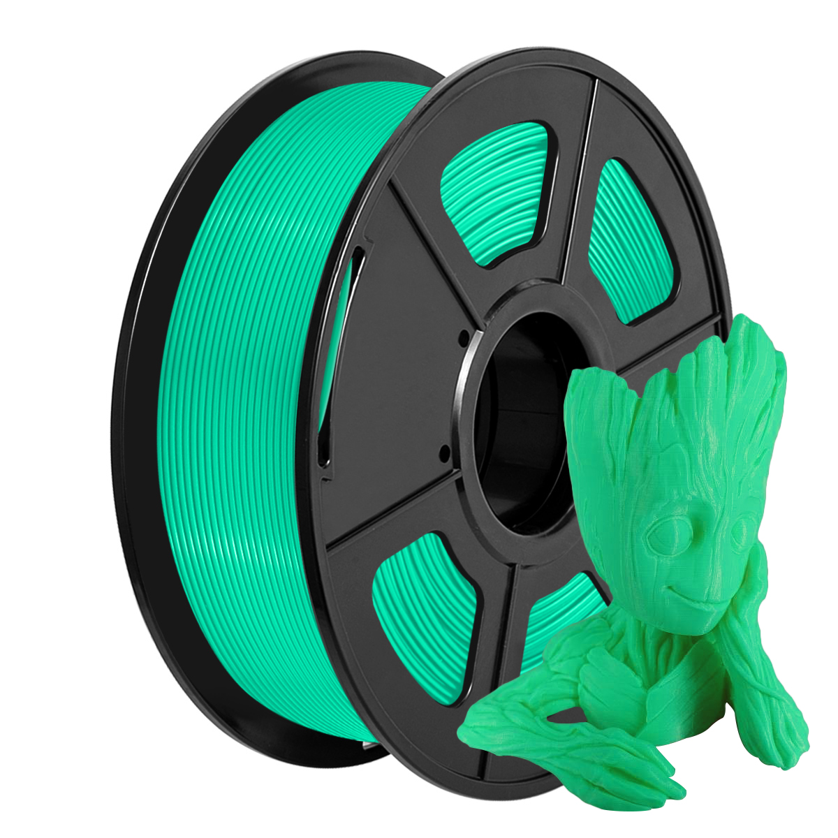 Sunlu 1,75 mm, 1 kg/bobine, filament ABS facile (vert menthe)