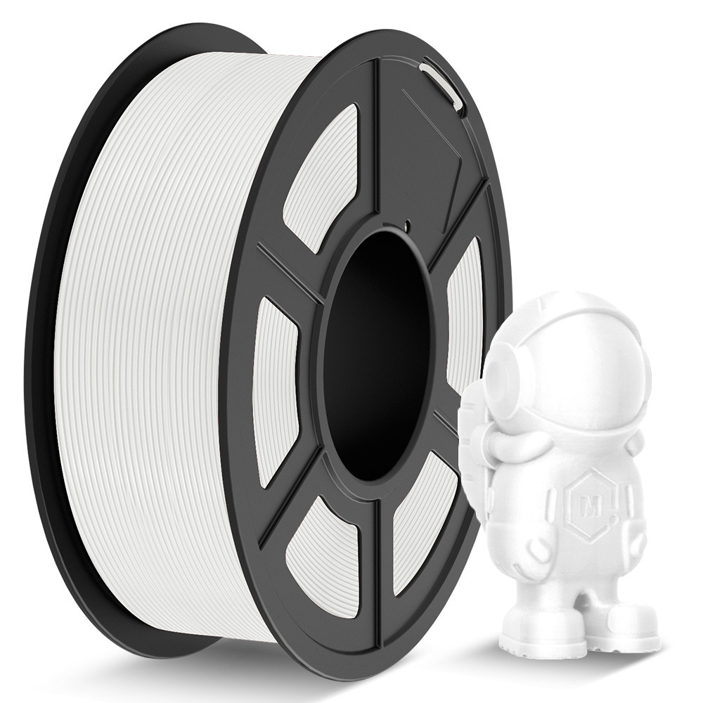 Sunlu 1,75 mm, 1 kg/bobine, filament PVB (blanc)