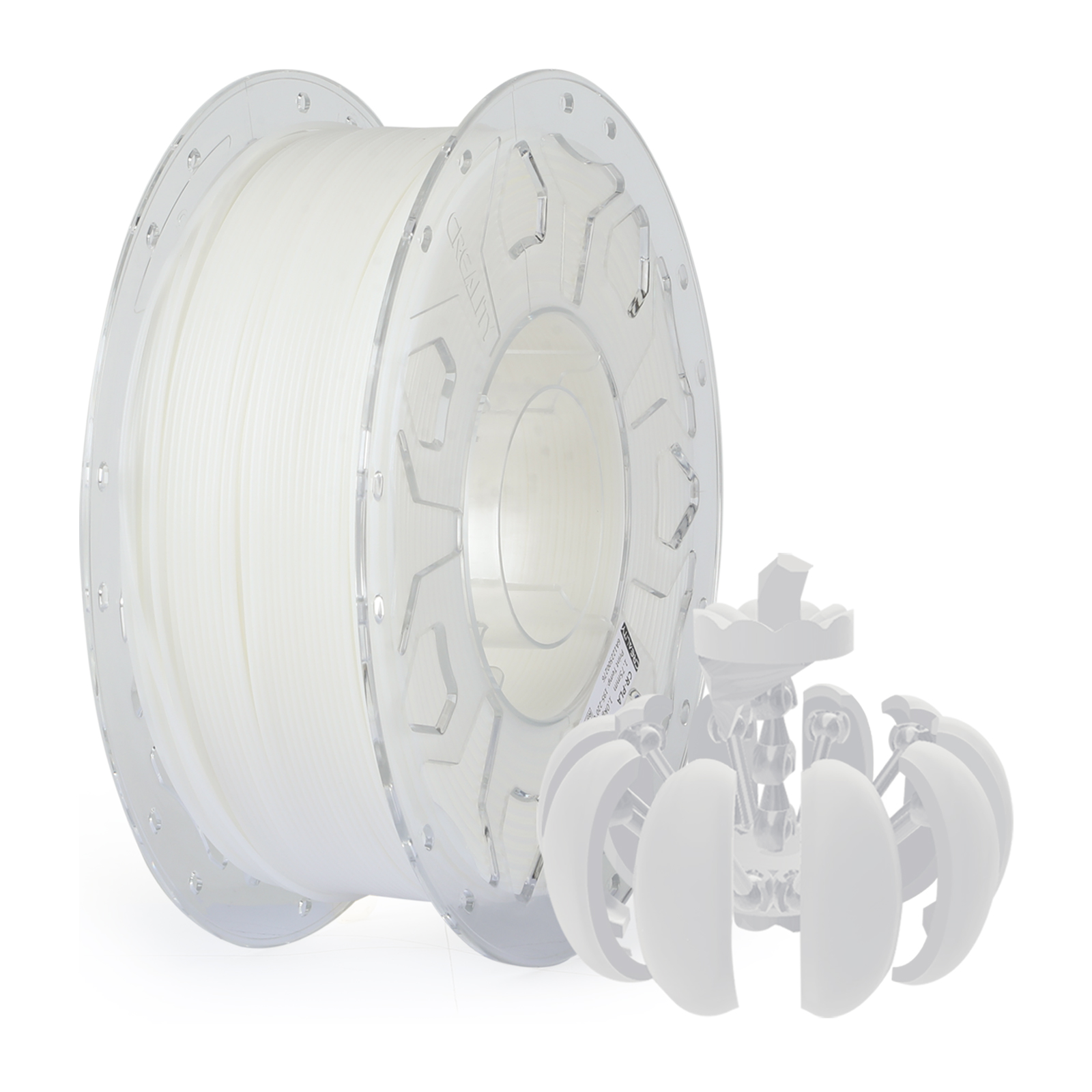 Creality CR-PLA Filament for FDM 3D Printer,1.0Kg 1.75mm, White